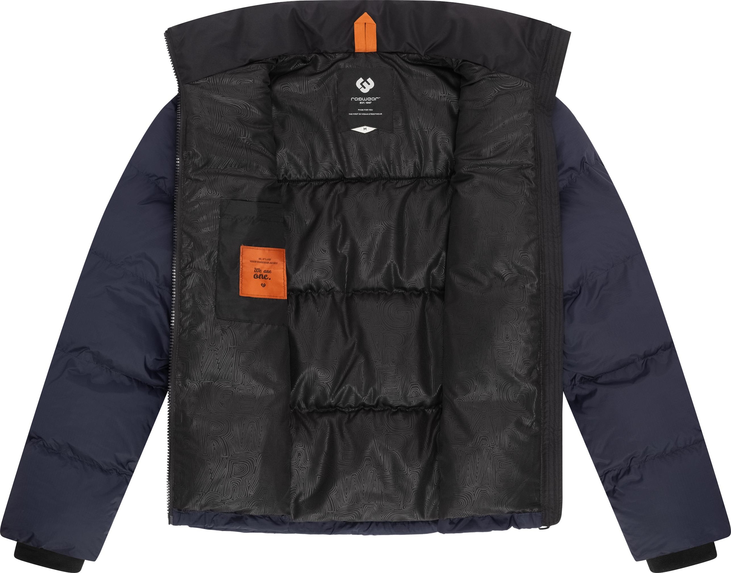 Ragwear Outdoorjacke »Stafen«, ohne Kapuze, Wasserdichte Herren Winterjacke im Retro-Look