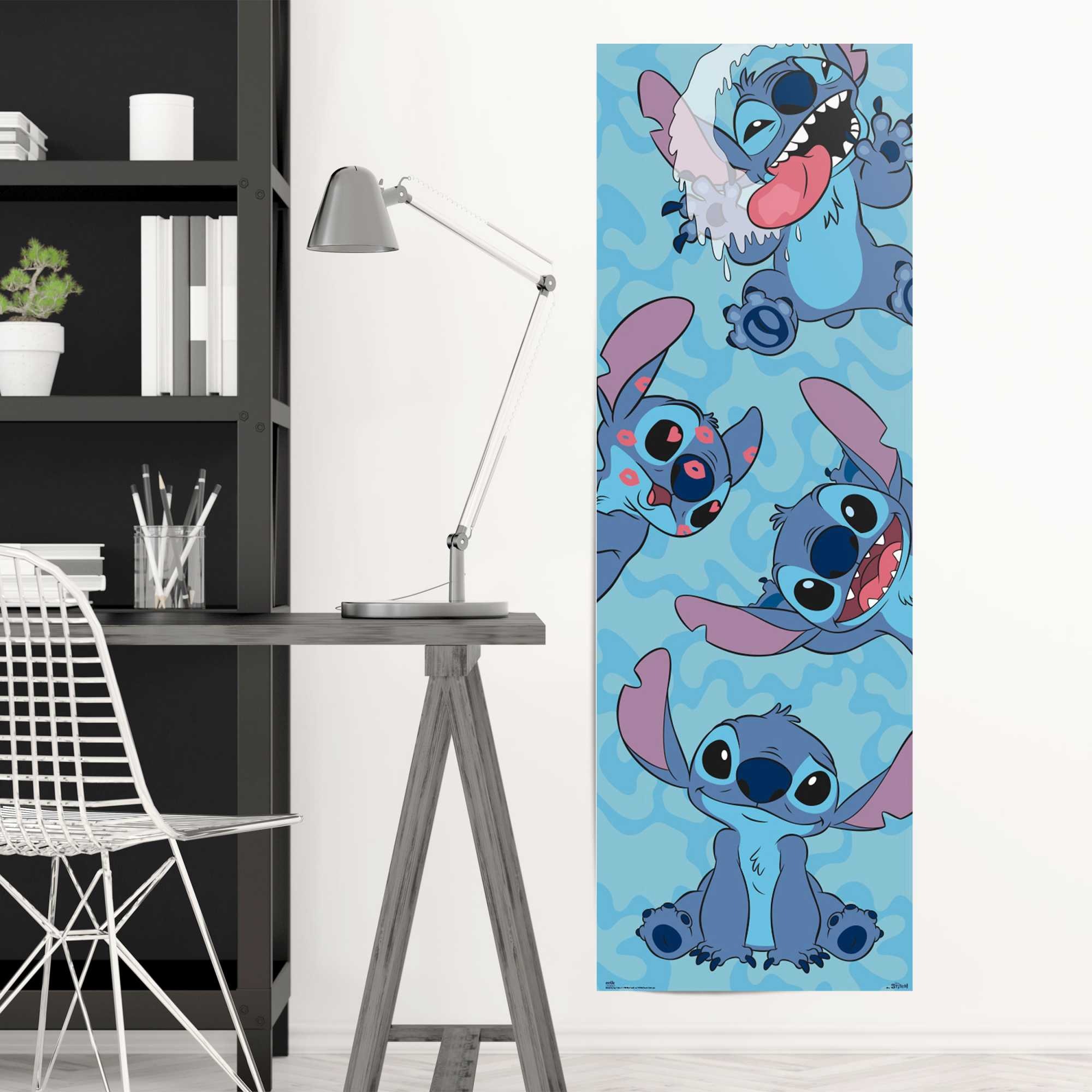 Reinders Poster "Stitch" Kinderzimmer - Blau - 170 gr. Papier - Cartoons un günstig online kaufen