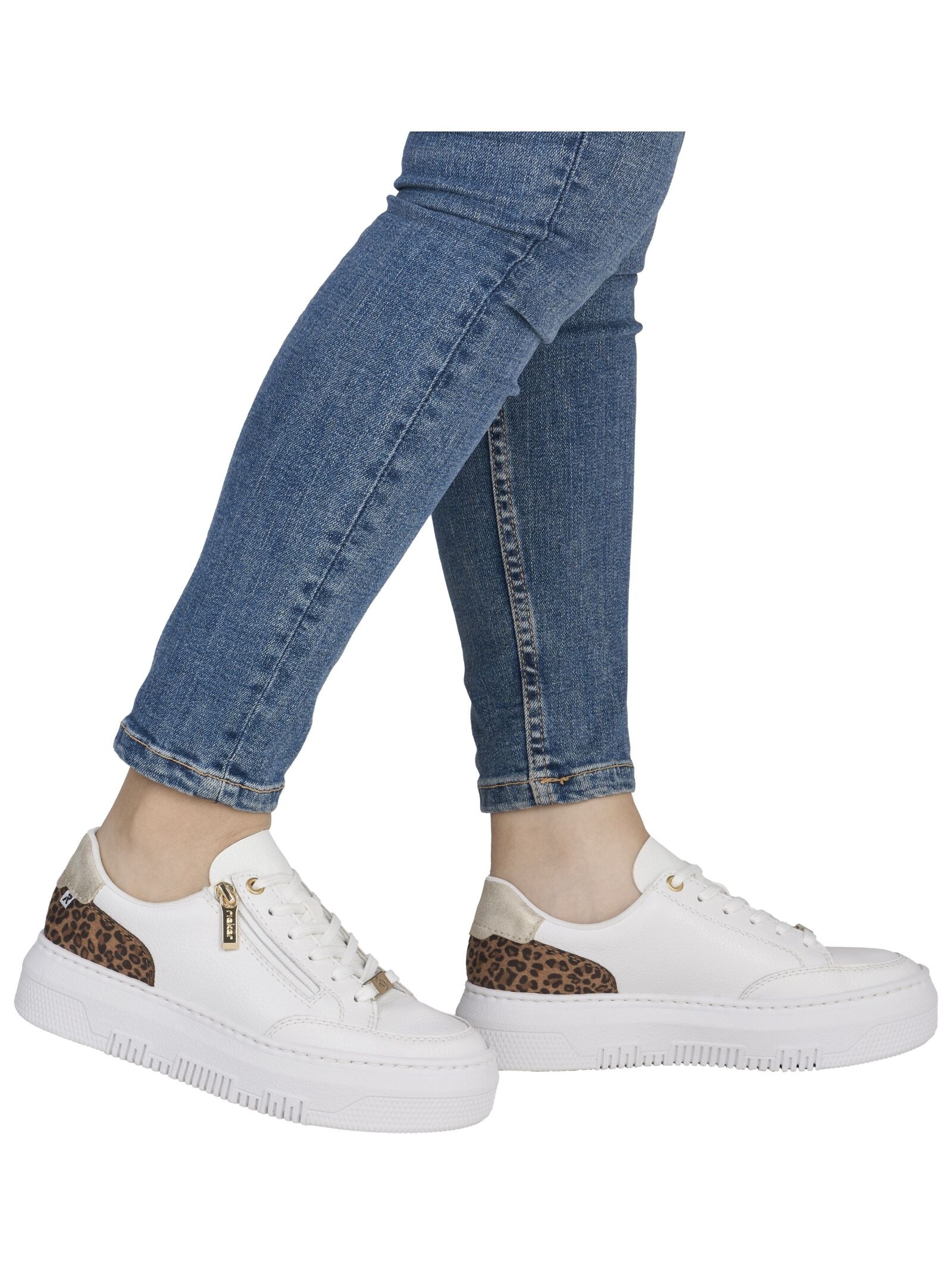 Rieker Plateausneaker »Rieker Sneaker Glattleder«