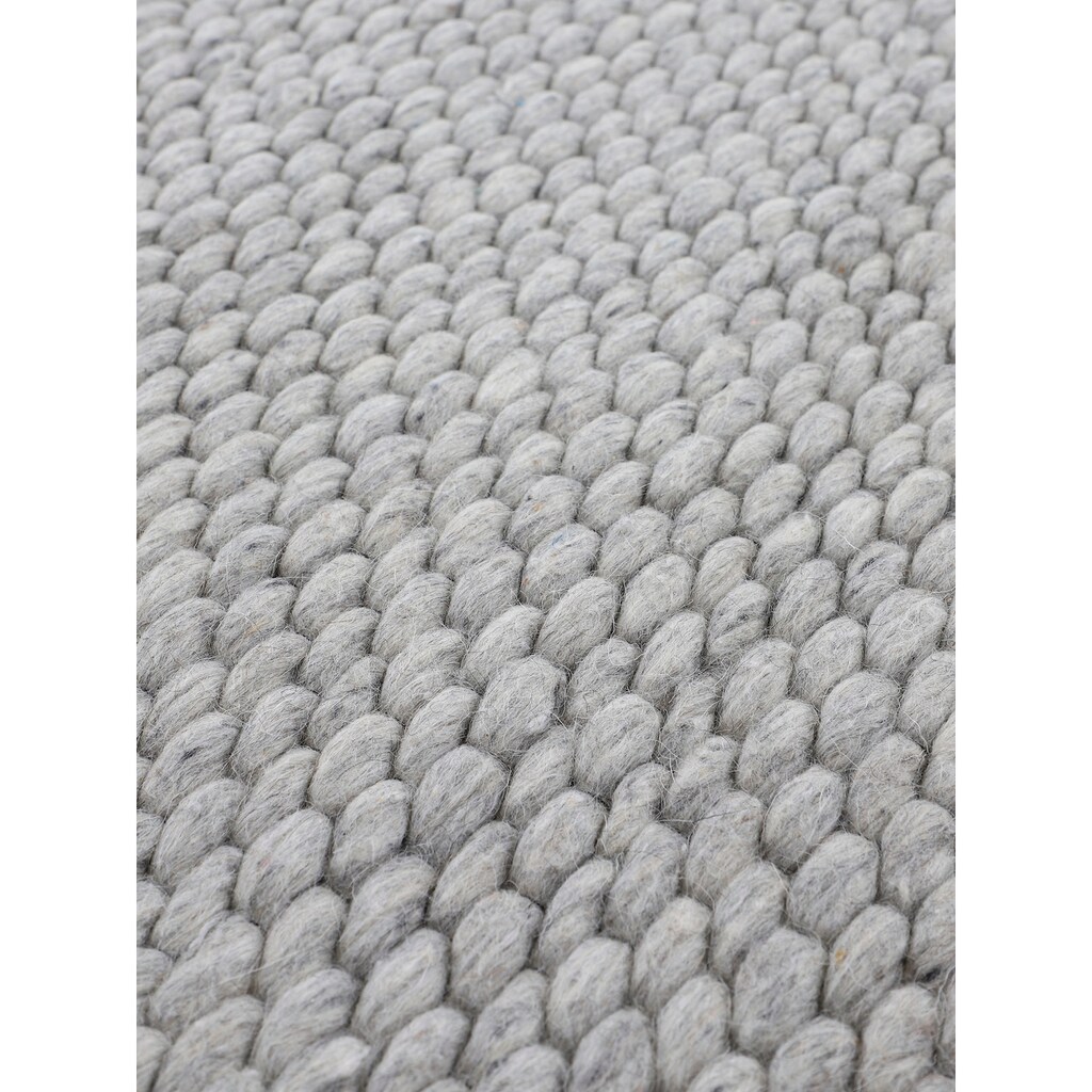 carpetfine Wollteppich »Sina«, rund