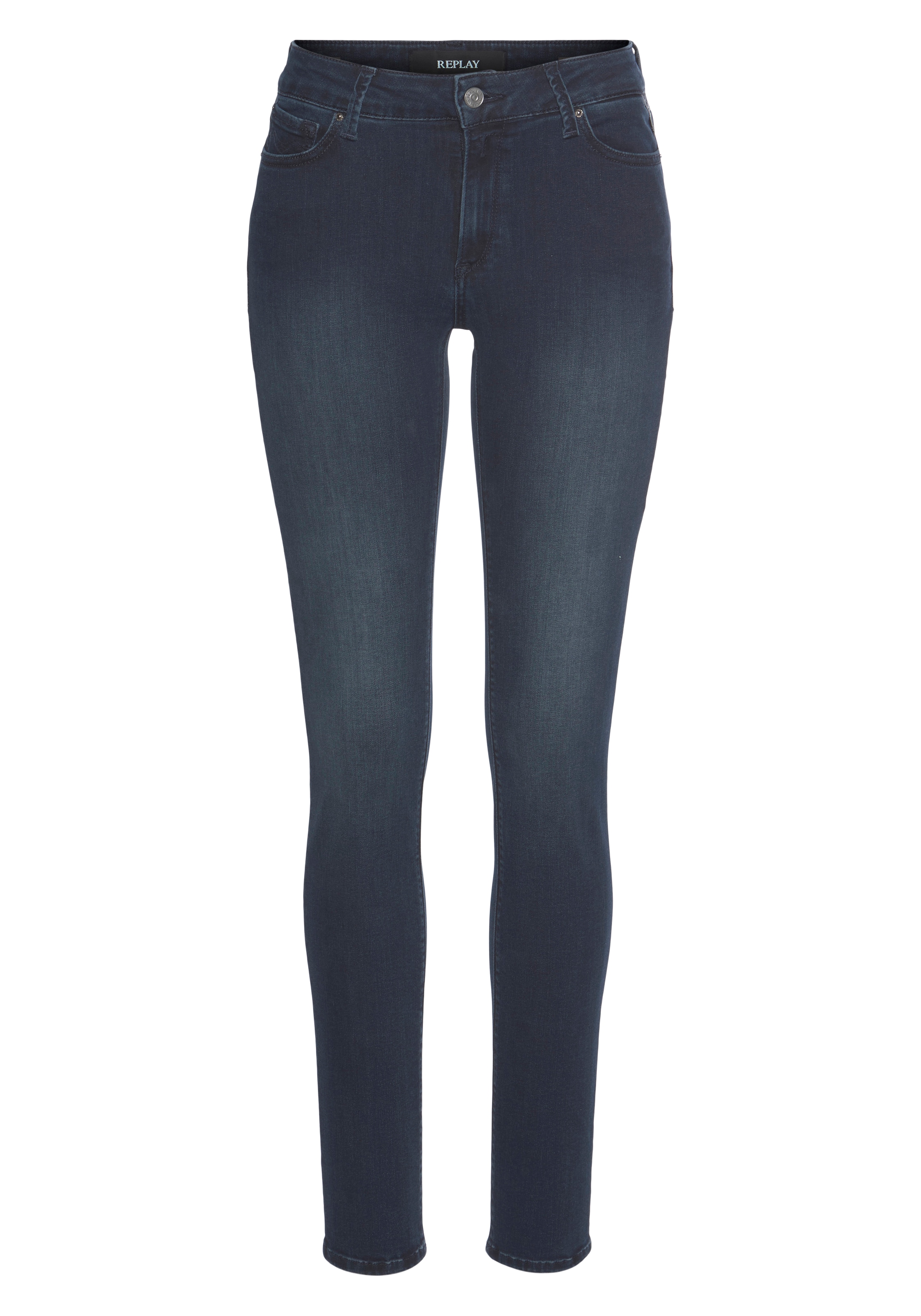 Replay Skinny-fit-Jeans »Luzien«, Powerstretch-Denim - Highwaist