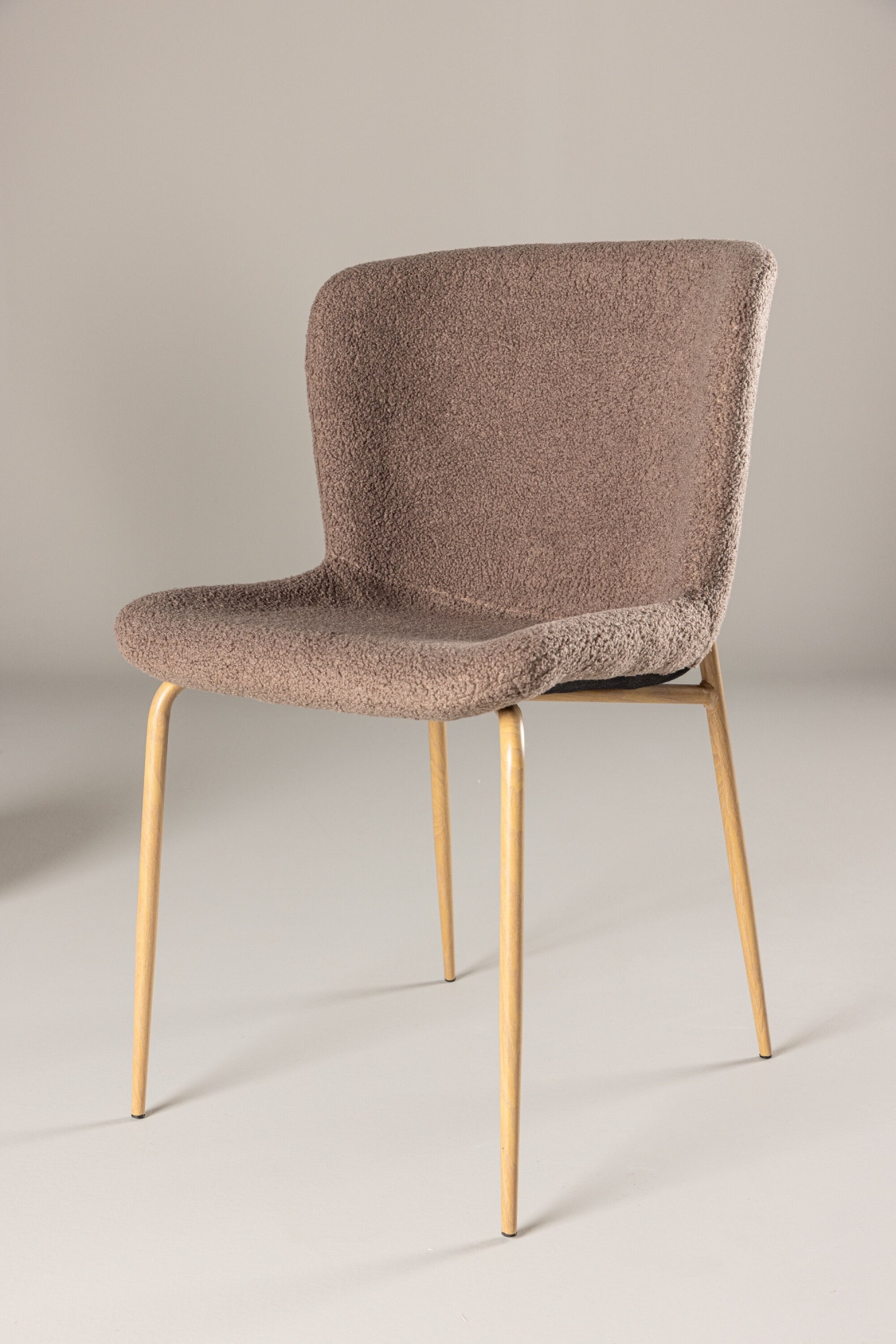 Venture Home Esszimmerstuhl »Modesto, 2er-Set Esszimmerstühle Teddy mit Stahlbeinen« () 2 Stk.Polsterstuhl, Stoffbezug, Stahlbeine, warm, einladend, weich