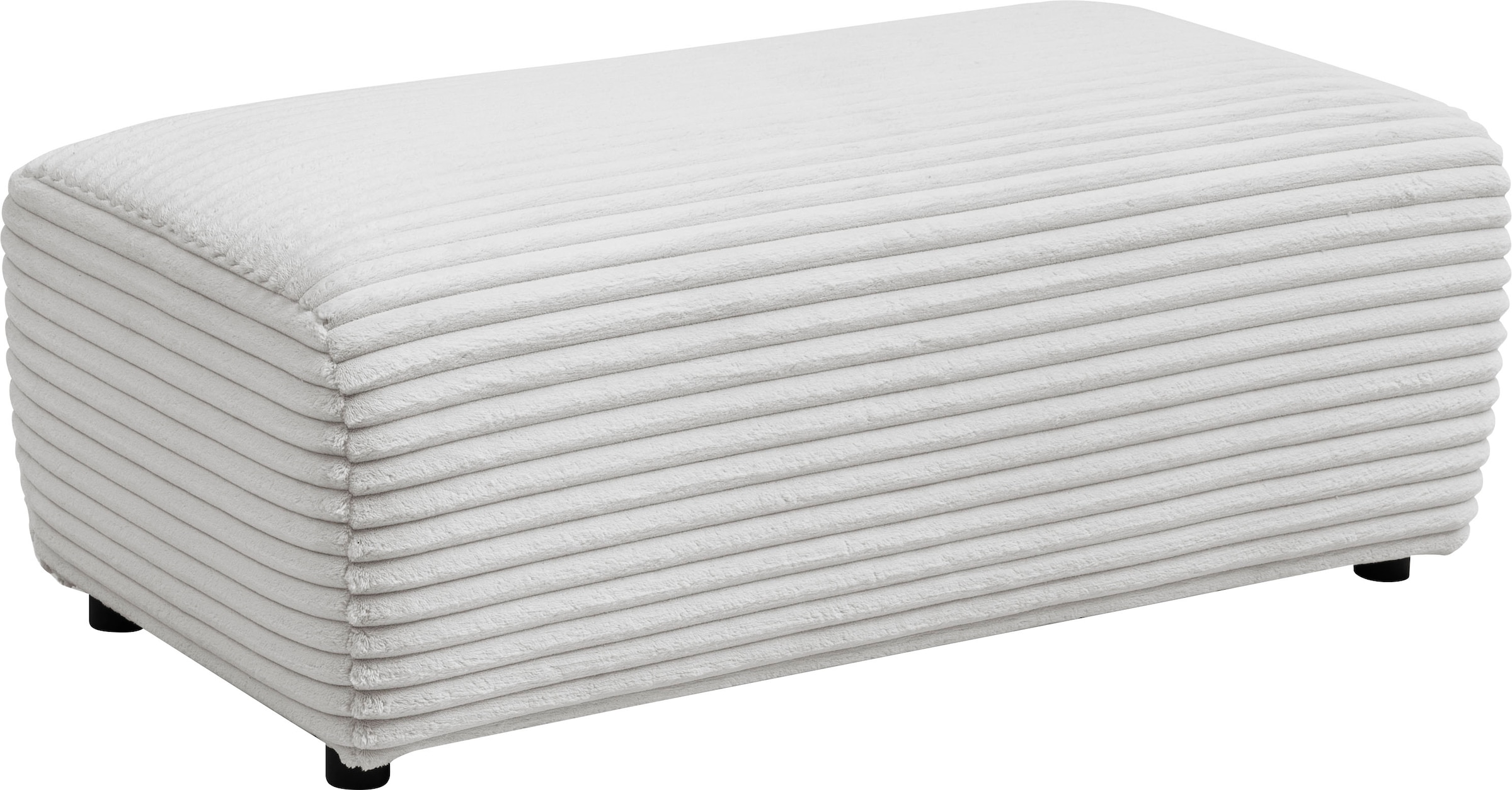 andas Polsterecke »BAKELS, Ecksofa-Set mit Hocker, L-Form mit Schlaffunktion«, Ecksofa-Set (incl. Hocker) im trendigen Megacord