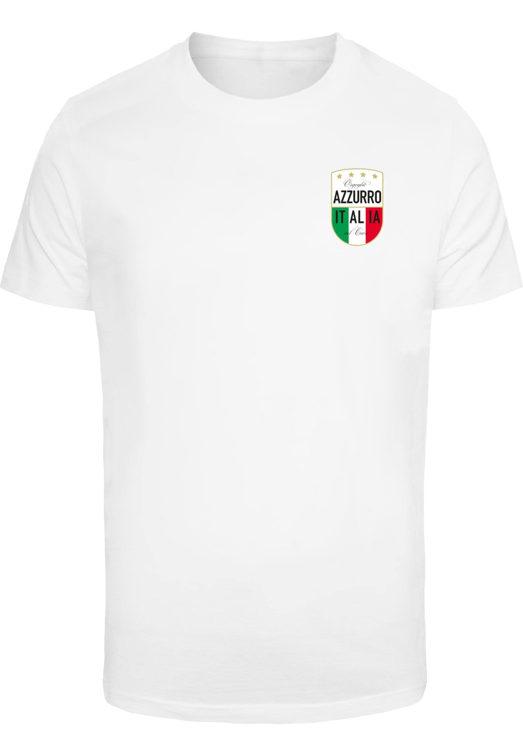 MisterTee T-Shirt "MisterTee Azurro Italia Crest Tee" 1 Stk. tlg. günstig online kaufen