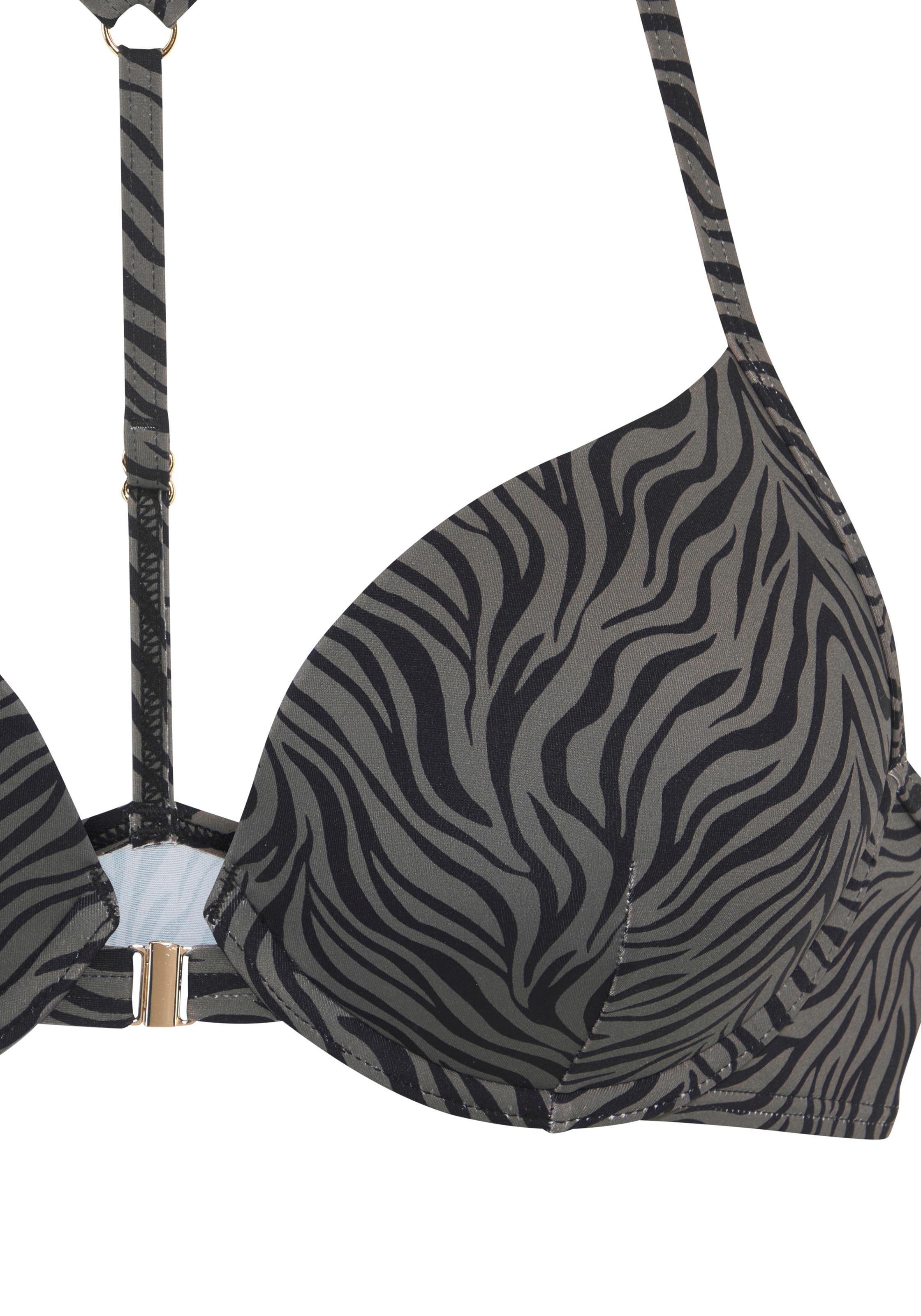 LASCANA Push-Up-Bikini-Top "Rabea" mit Vorderverschluss günstig online kaufen
