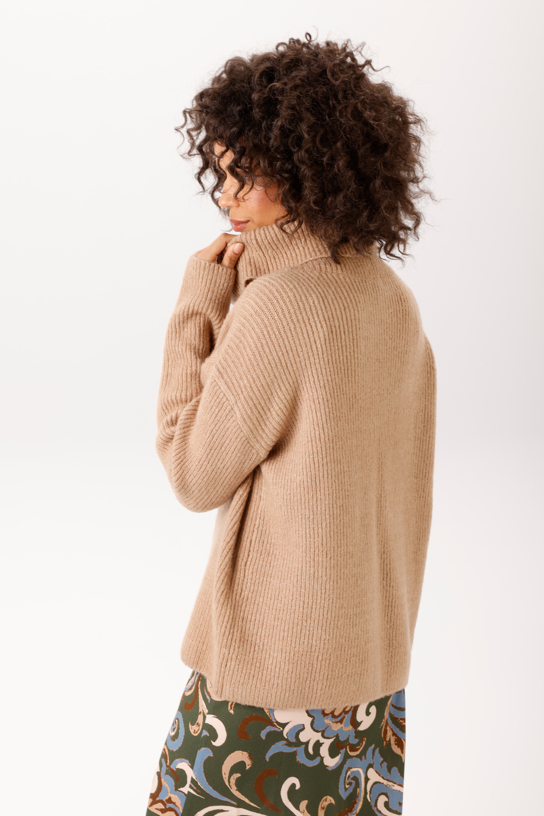 Aniston CASUAL Strickpullover im interessanten Muster-Mix - NEUE KOLLEKTION