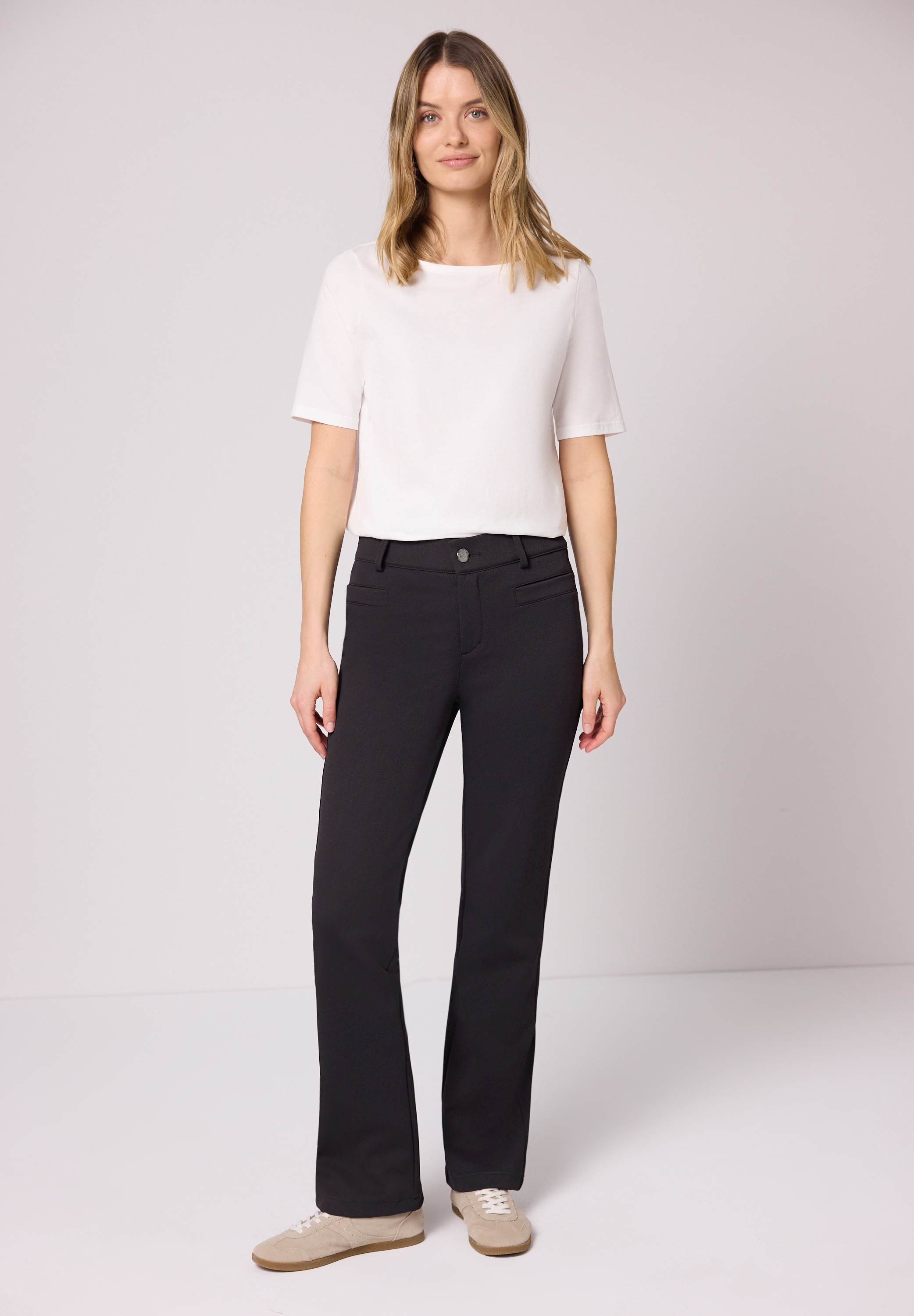 STREET ONE Stoffhose  High Waist