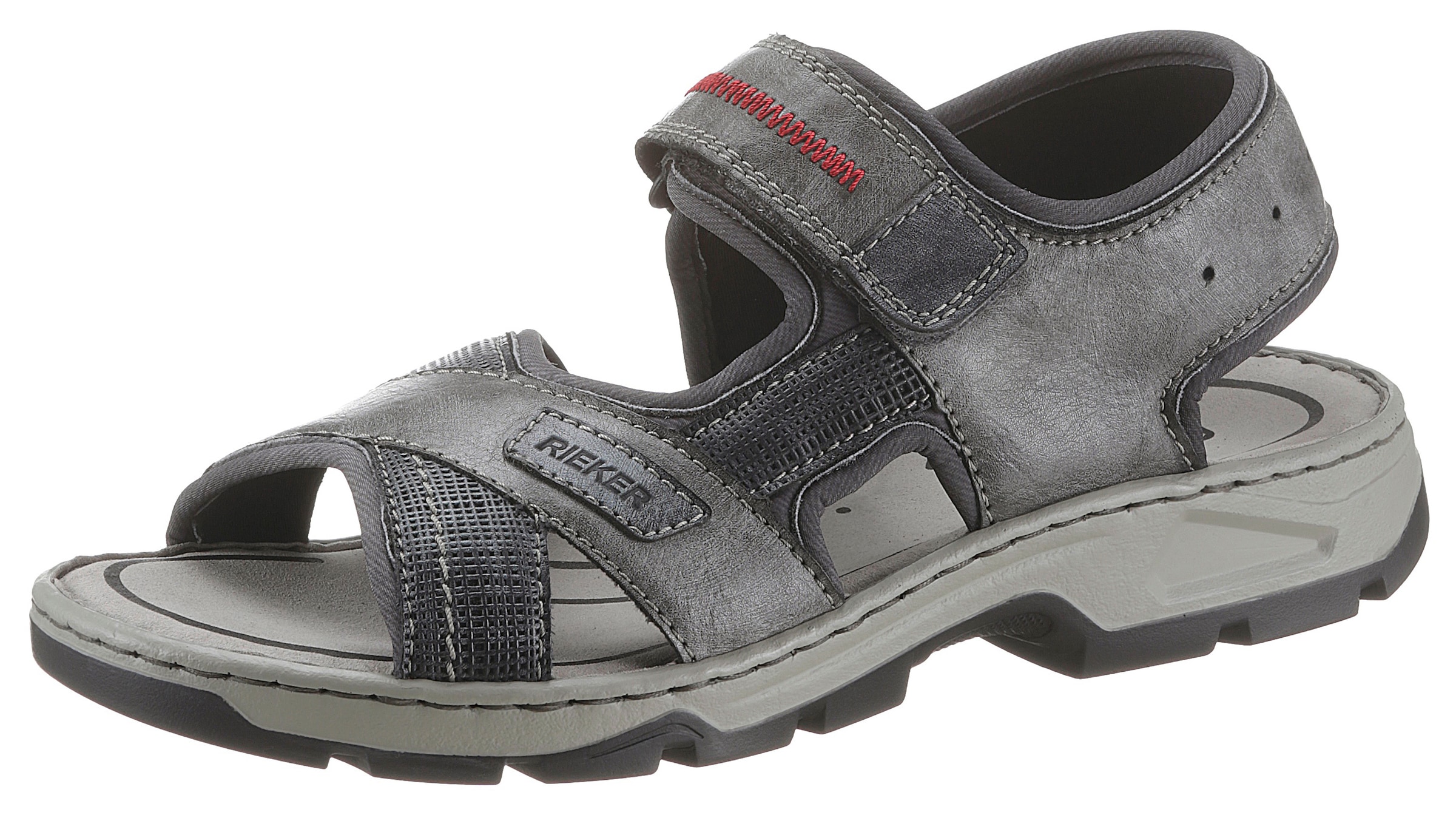 Rieker Sandale, Sommerschuh, Klettschuh, Outdoorsandale, mit Klettverschluss