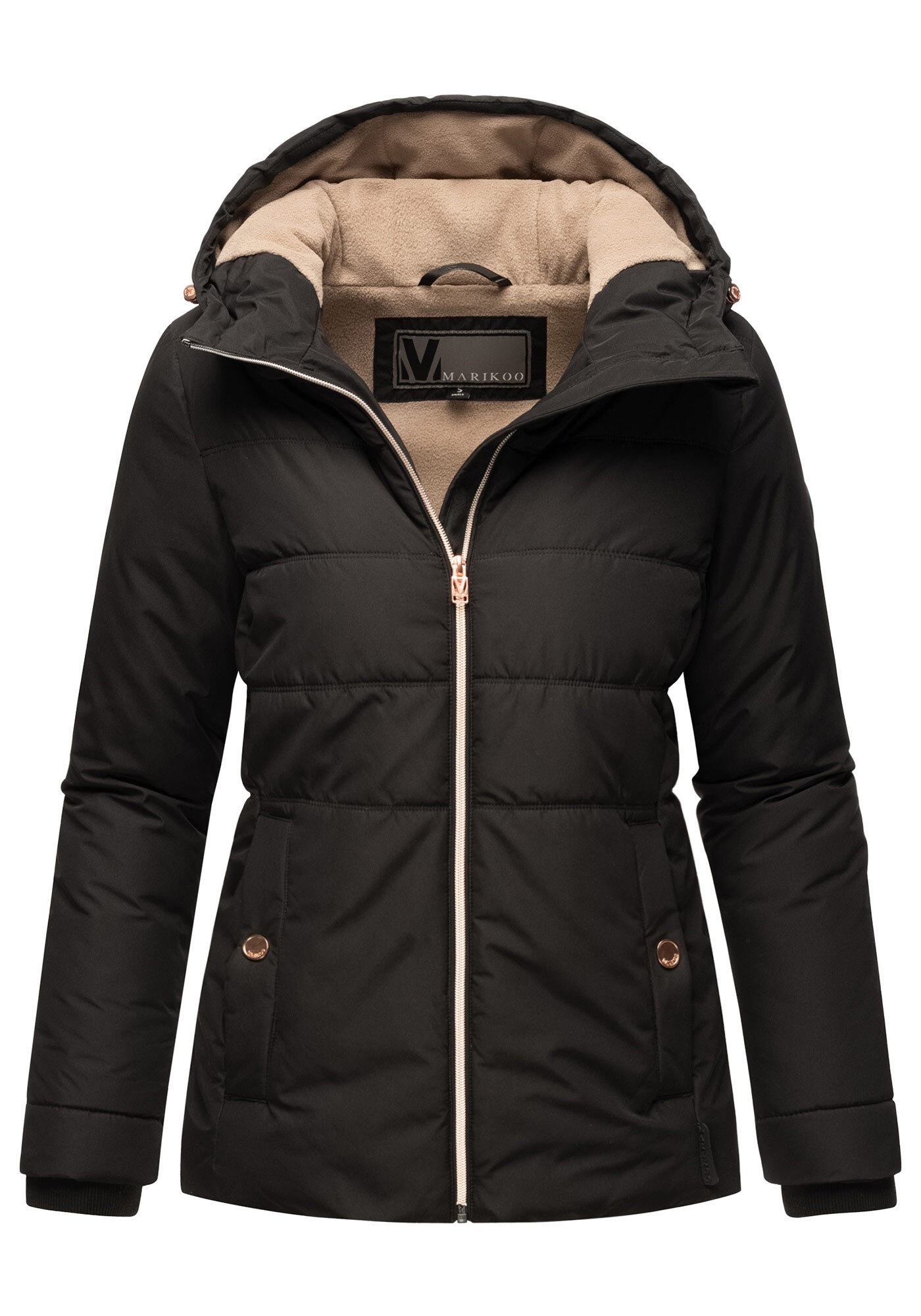 Marikoo Steppjacke »Alemee«, Mit warmen Fleecestoff im Inneren
