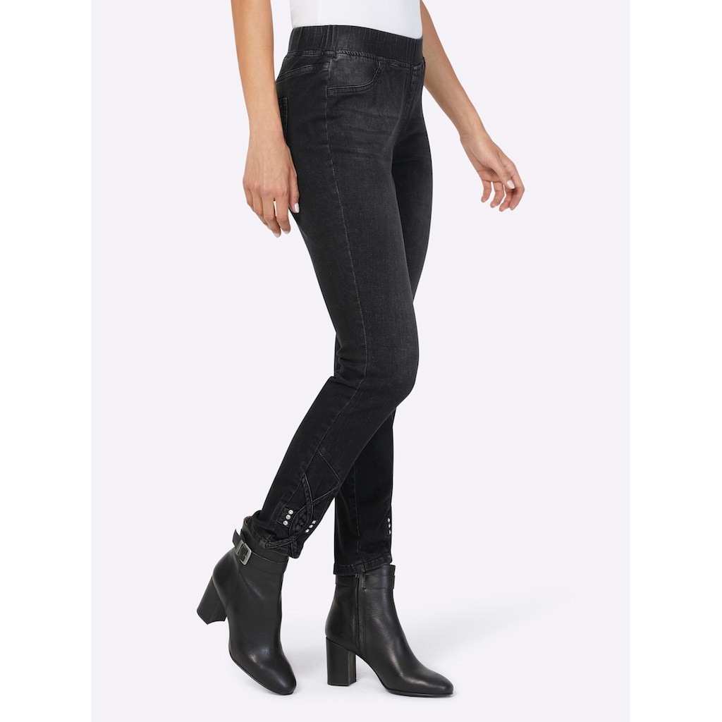 heine Schlupfjeans, (1 tlg.)