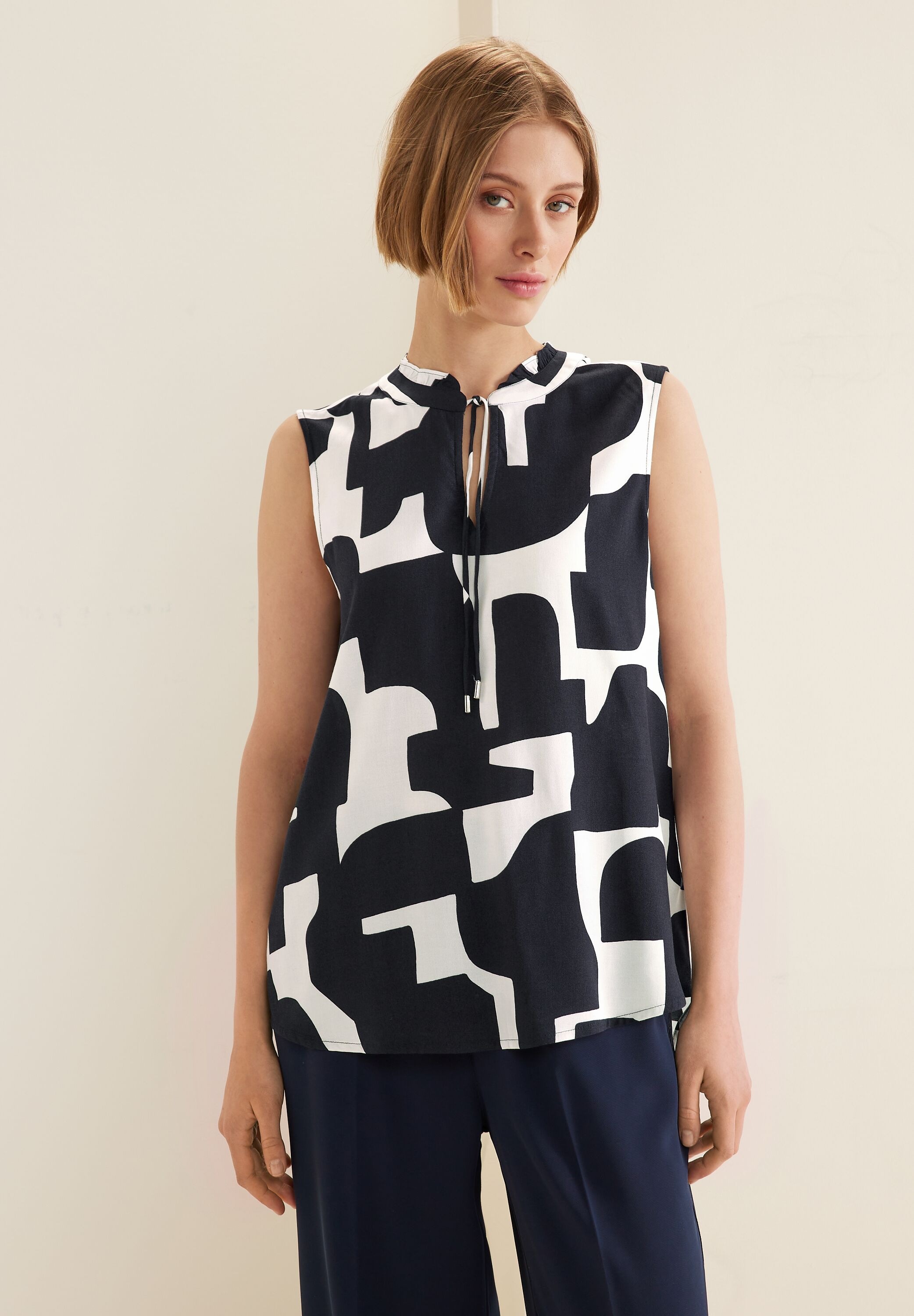STREET ONE Blusentop, aus softer Viskose
