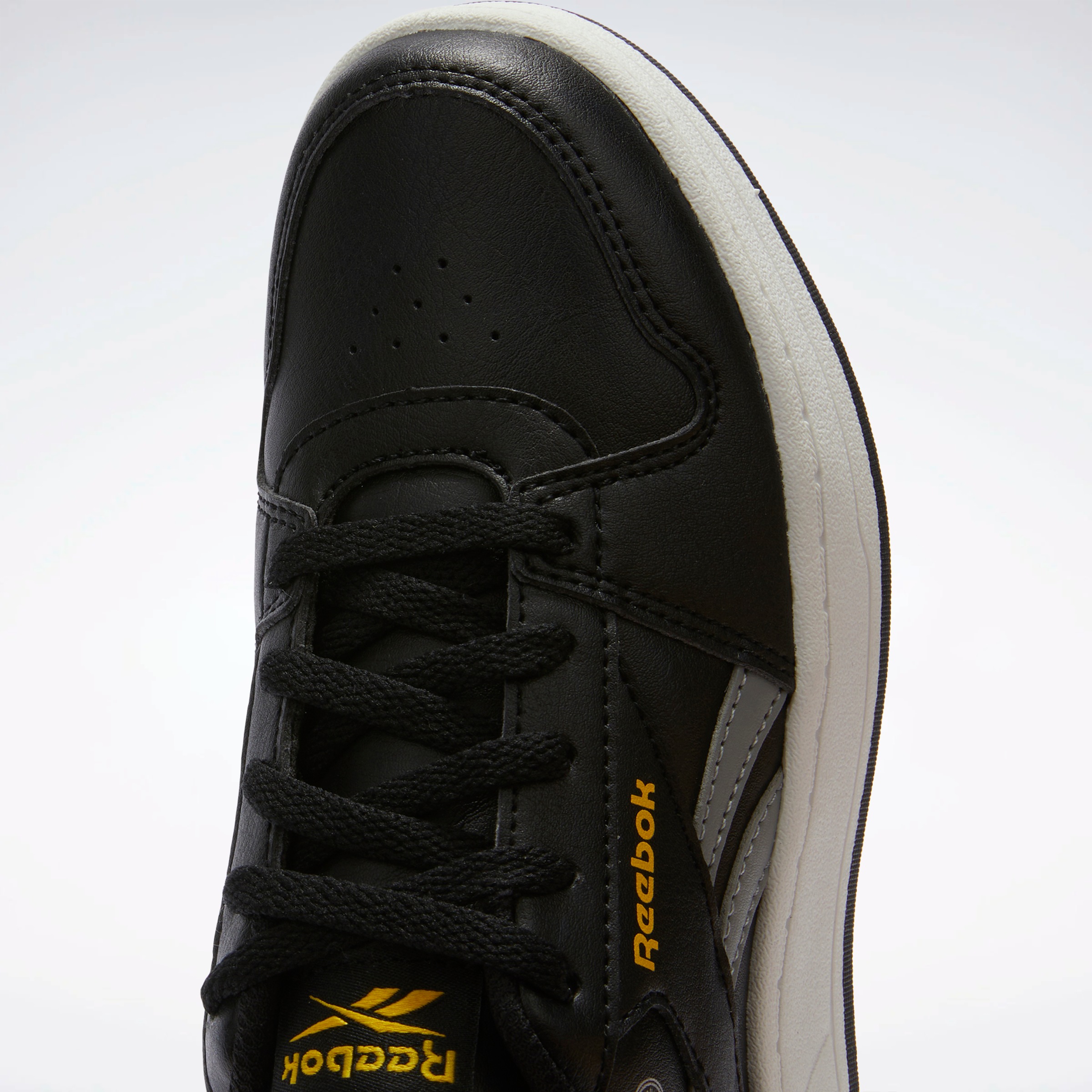 Sneaker REEBOK CLASSIC "REEBOK ROYAL PRIME STEP N' FLASH", Damen, Gr. 31, gelb (schwarz, grau3, alwaysgelb), Synthetik, Schuhe Sneaker 3