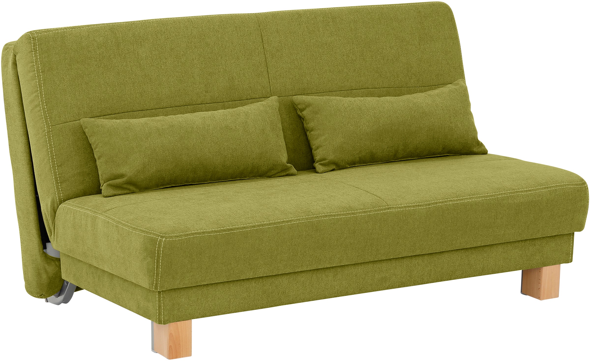 Home affaire Schlafsofa "Gina", vom Sofa zum Bett mit einem Handgriff, in 4 Breiten, Nierenkissen