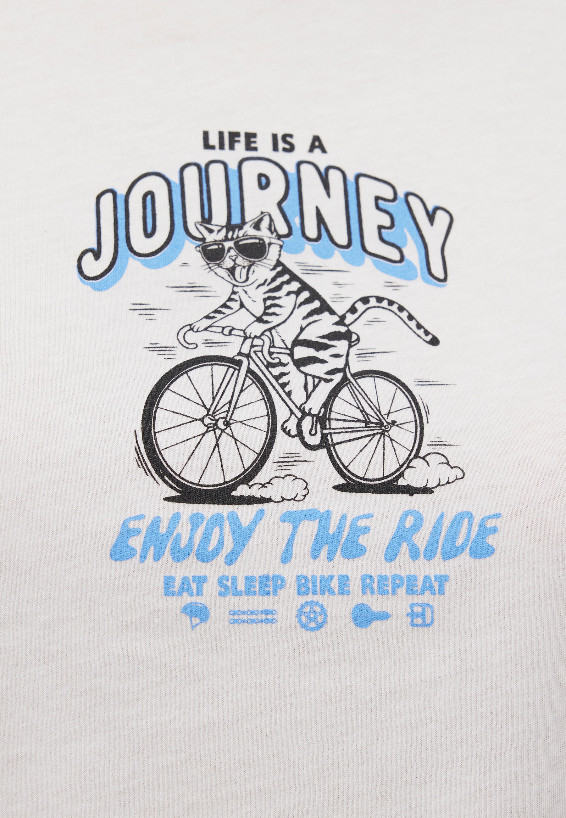 Mavi T-Shirt »CAT JOURNEY TEE«, Print T-Shirt