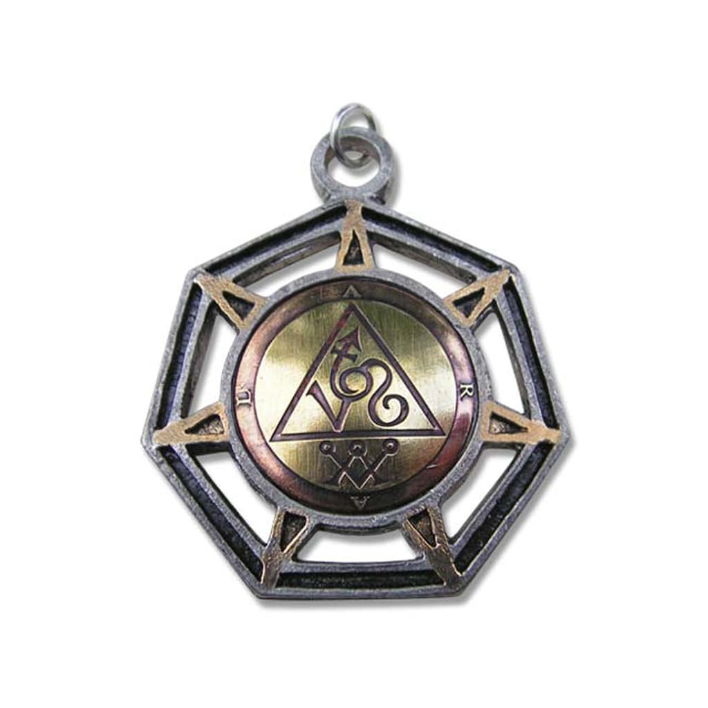 Adelia´s Amulett »Anhänger Mittelalterliches Magisches Amulett von Briar«, Aral Engel des Feuers - Mut, positive Einstellung und Glück