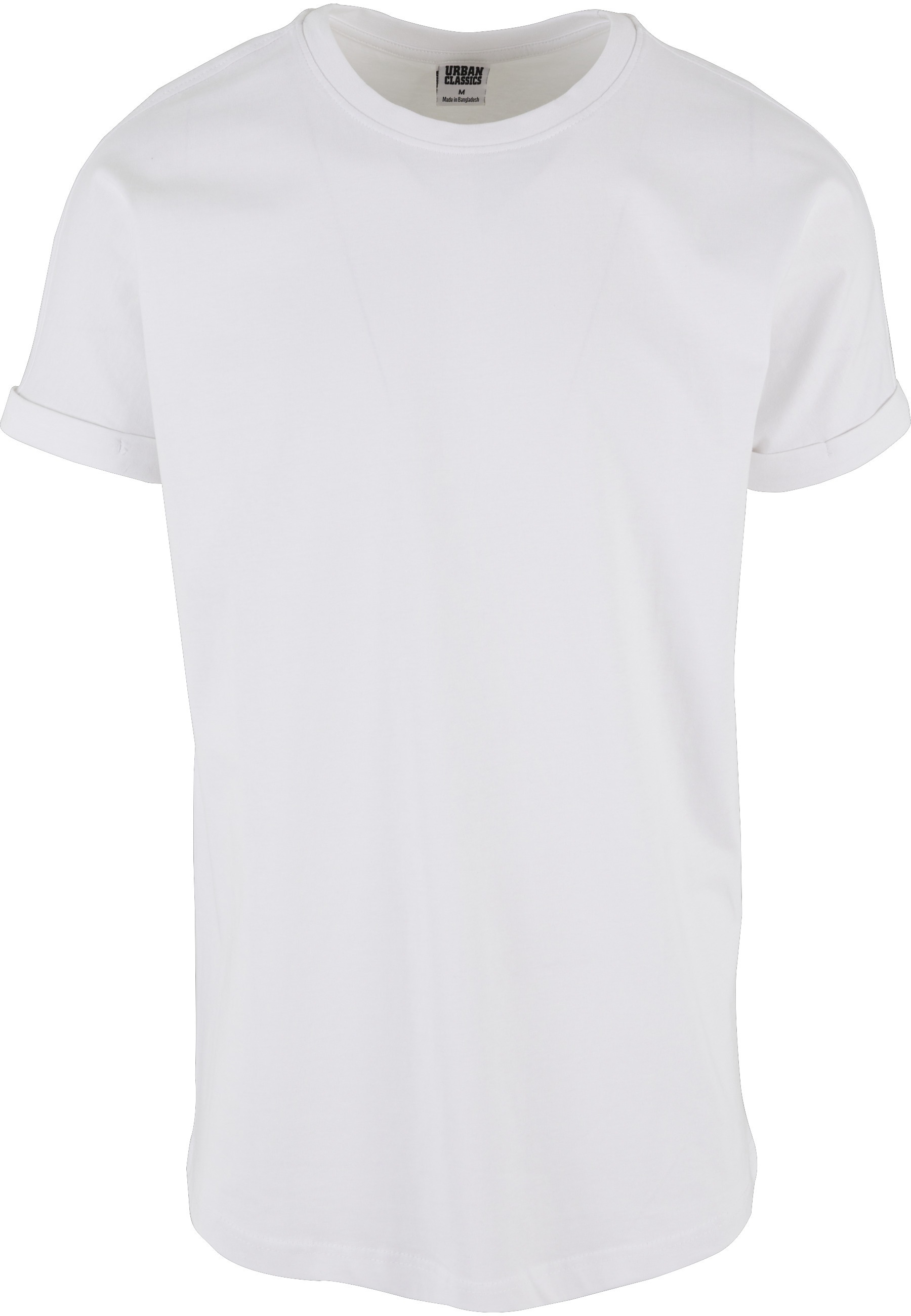 URBAN CLASSICS T-Shirt "Urban Classics Herren Long Shaped Turnup Tee" 1 Stk.