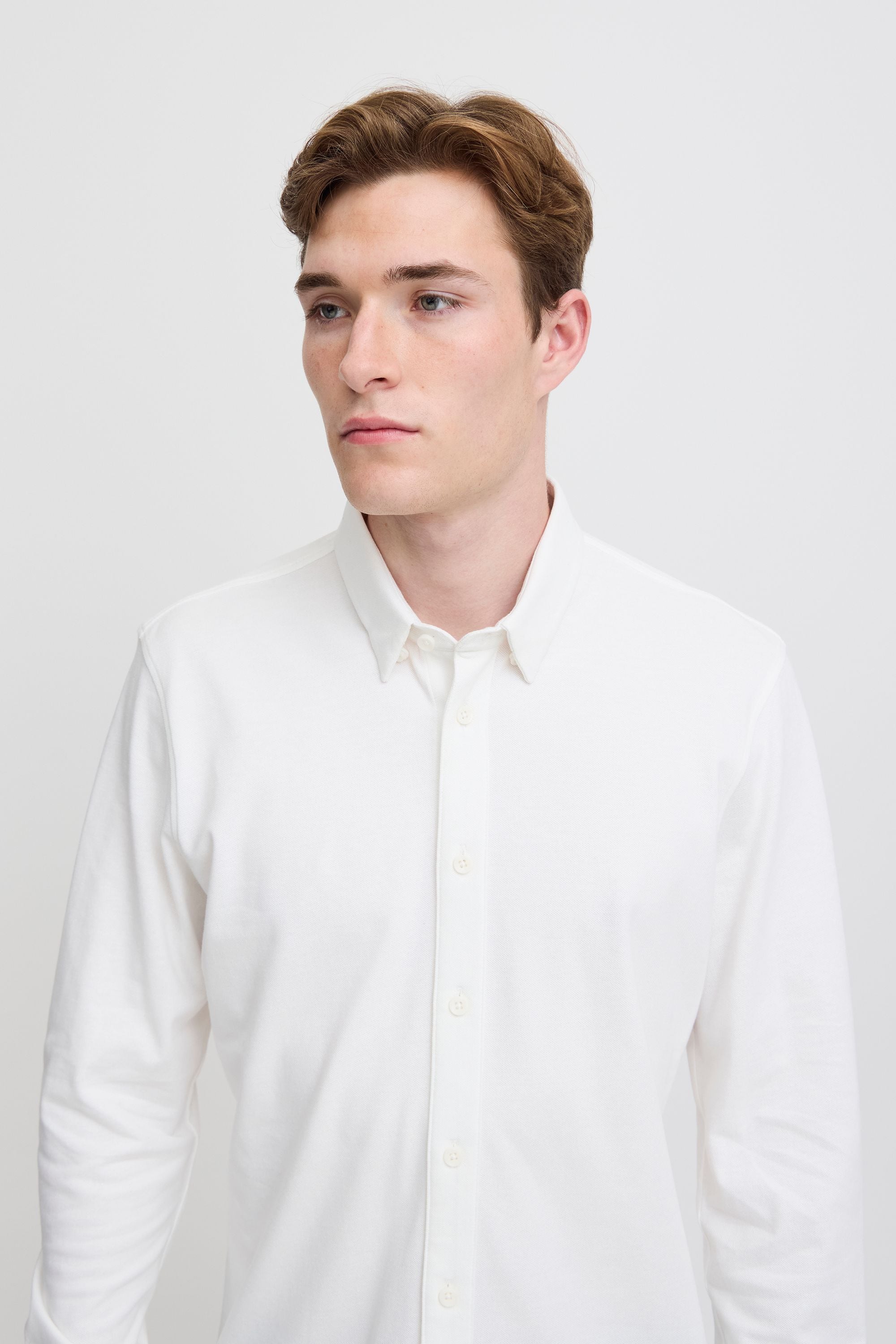 Casual Friday Businesshemd »Businesshemd CFARTHUR LS BU jersey piquet shirt«