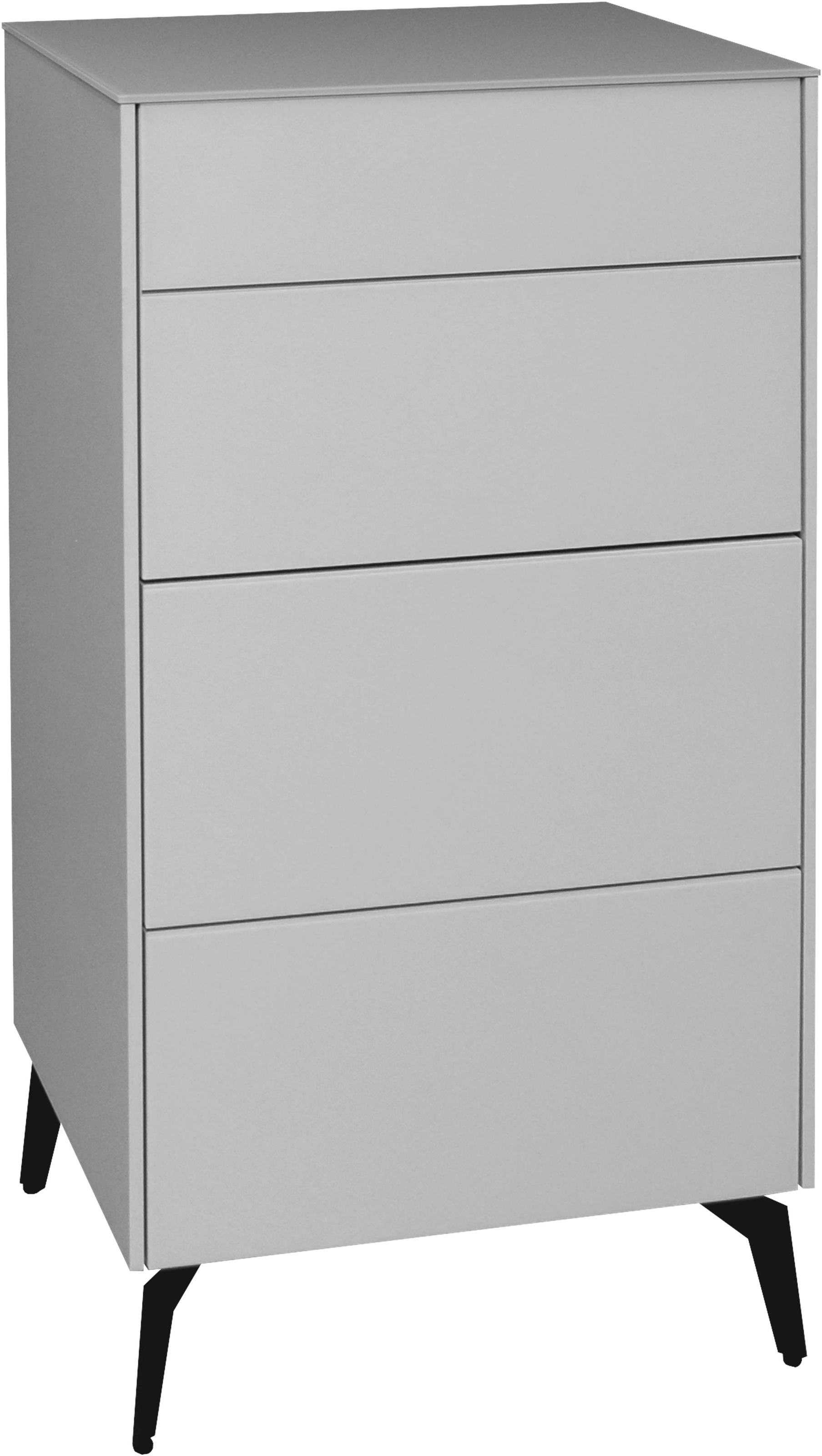 Mäusbacher Kommode "Imola" Kommode mit Glasfront und Glasoberplatte