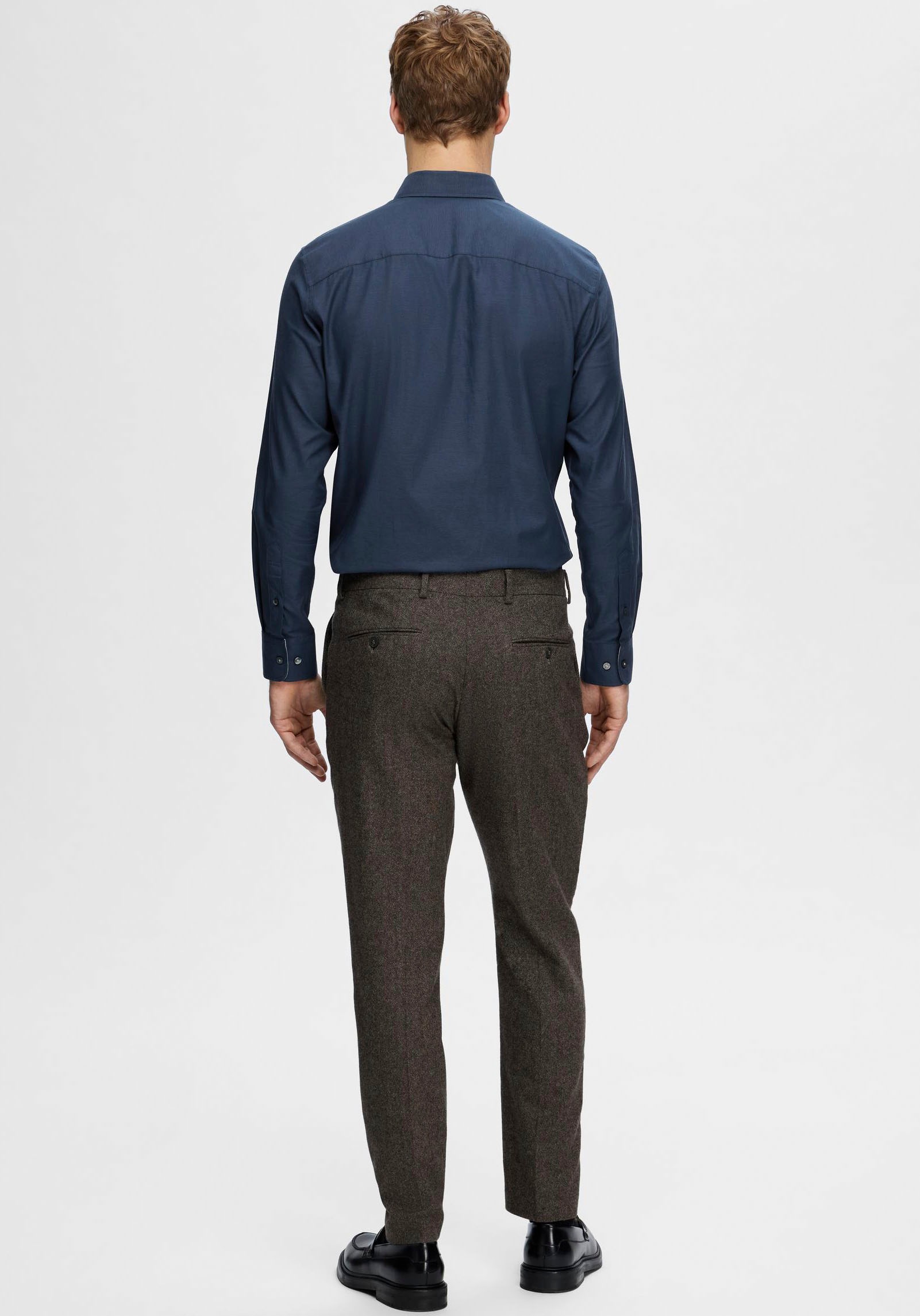 SELECTED HOMME Langarmhemd »SLHSLIMSOHO-DETAIL SHIRT LS NOOS«