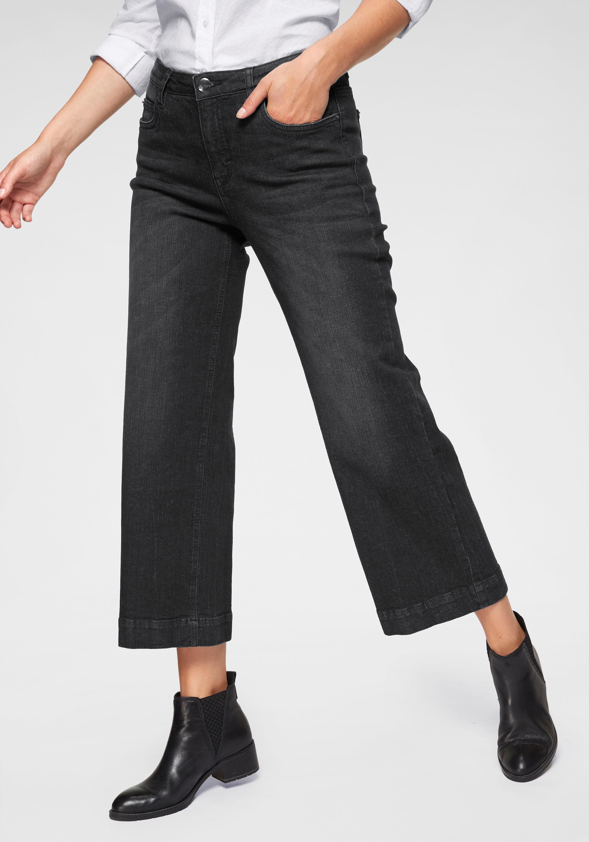 Aniston CASUAL | kaufen 7/8-Jeans, in BAUR Used-Waschung