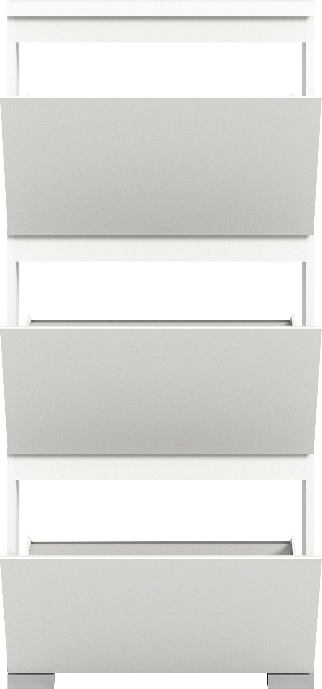 INOSIGN Schuhschrank »Skoskap, Tiefe 18cm, 3 Klappen mit Schuhwalze, Platz für 9 Schuhpaare«, Schuhkipper, Schuhkommode, Schuhregal, Kommode, Anrichte