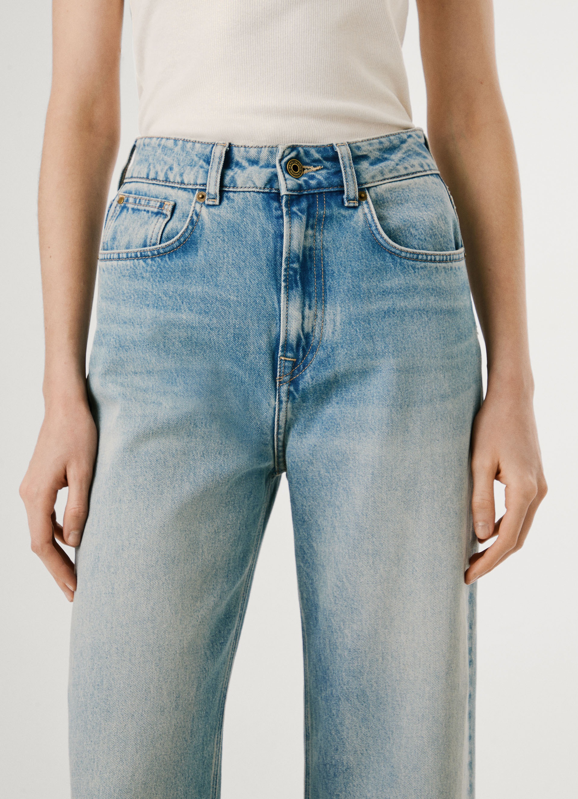 Pepe Jeans Gerade Jeans "STRAIGHT JEANS UHW", mit hohem Bund günstig online kaufen