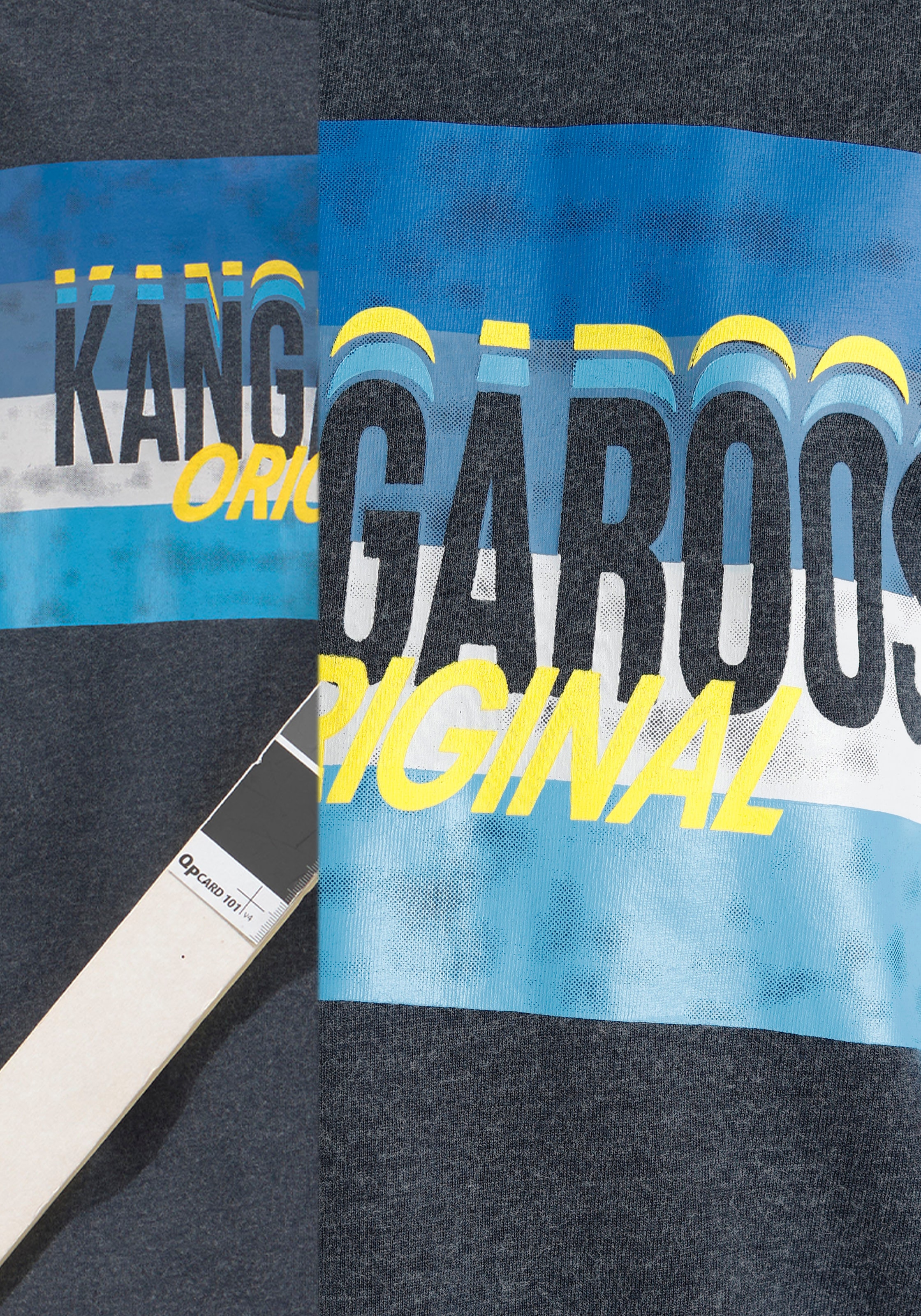 KangaROOS Langarmshirt, in BAUR ▷ | Qualität melierter für