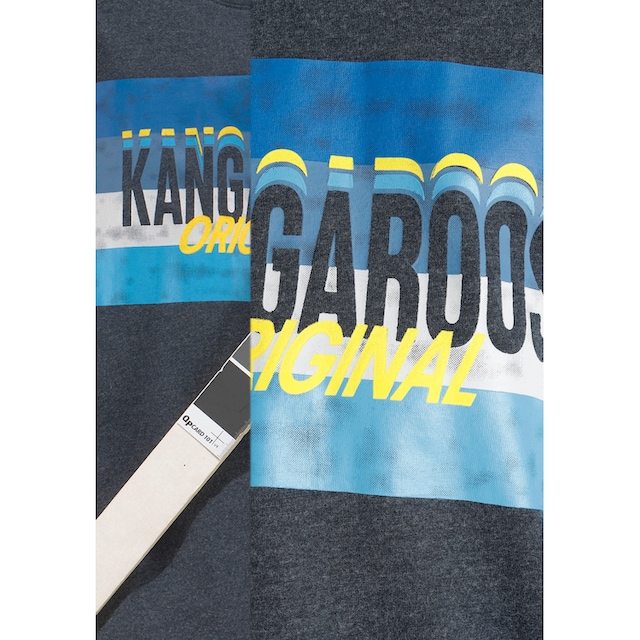 KangaROOS Langarmshirt, in melierter Qualität ▷ für | BAUR