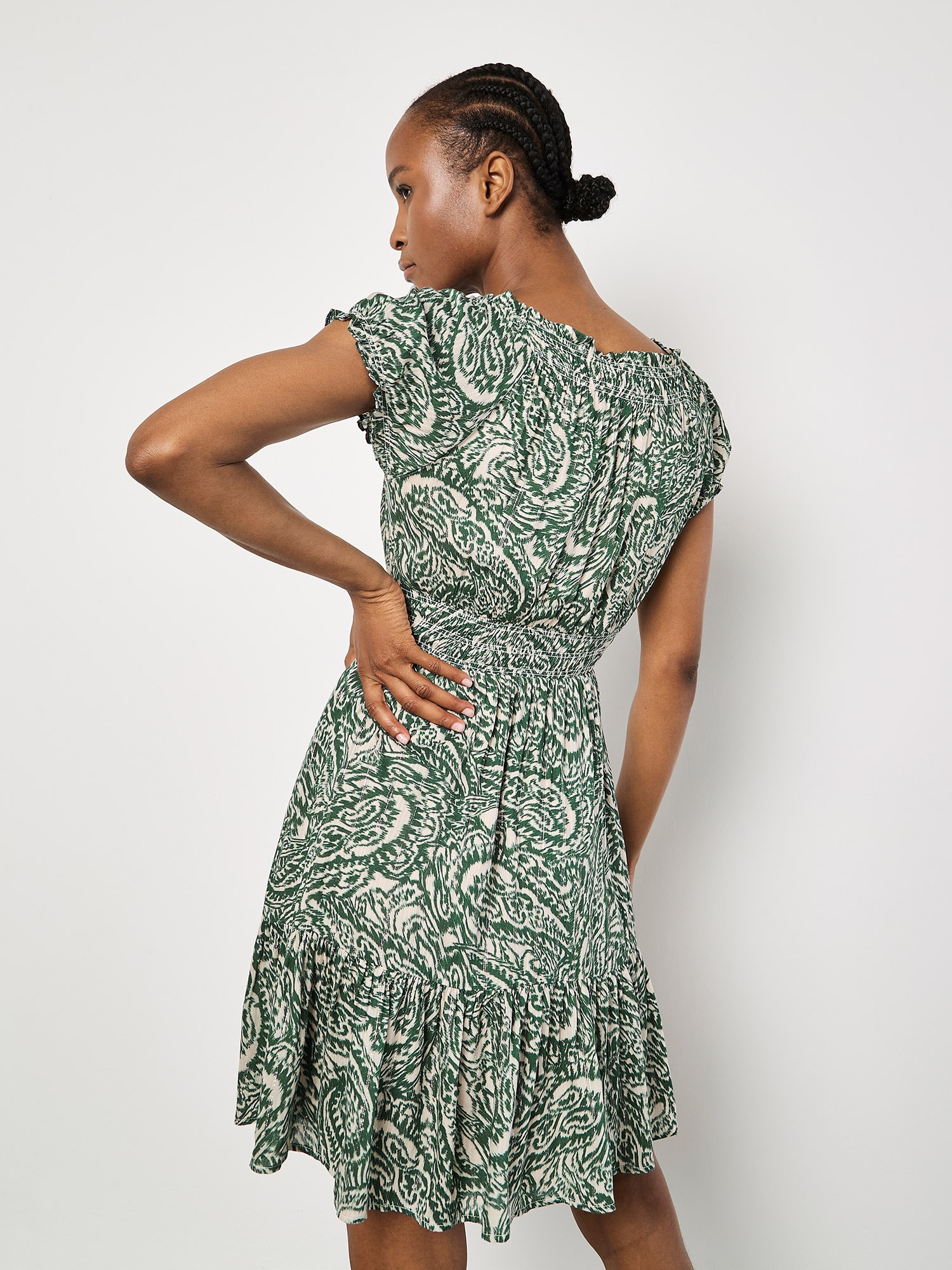 Apricot Minikleid »Minikleid« mit Smokdetails