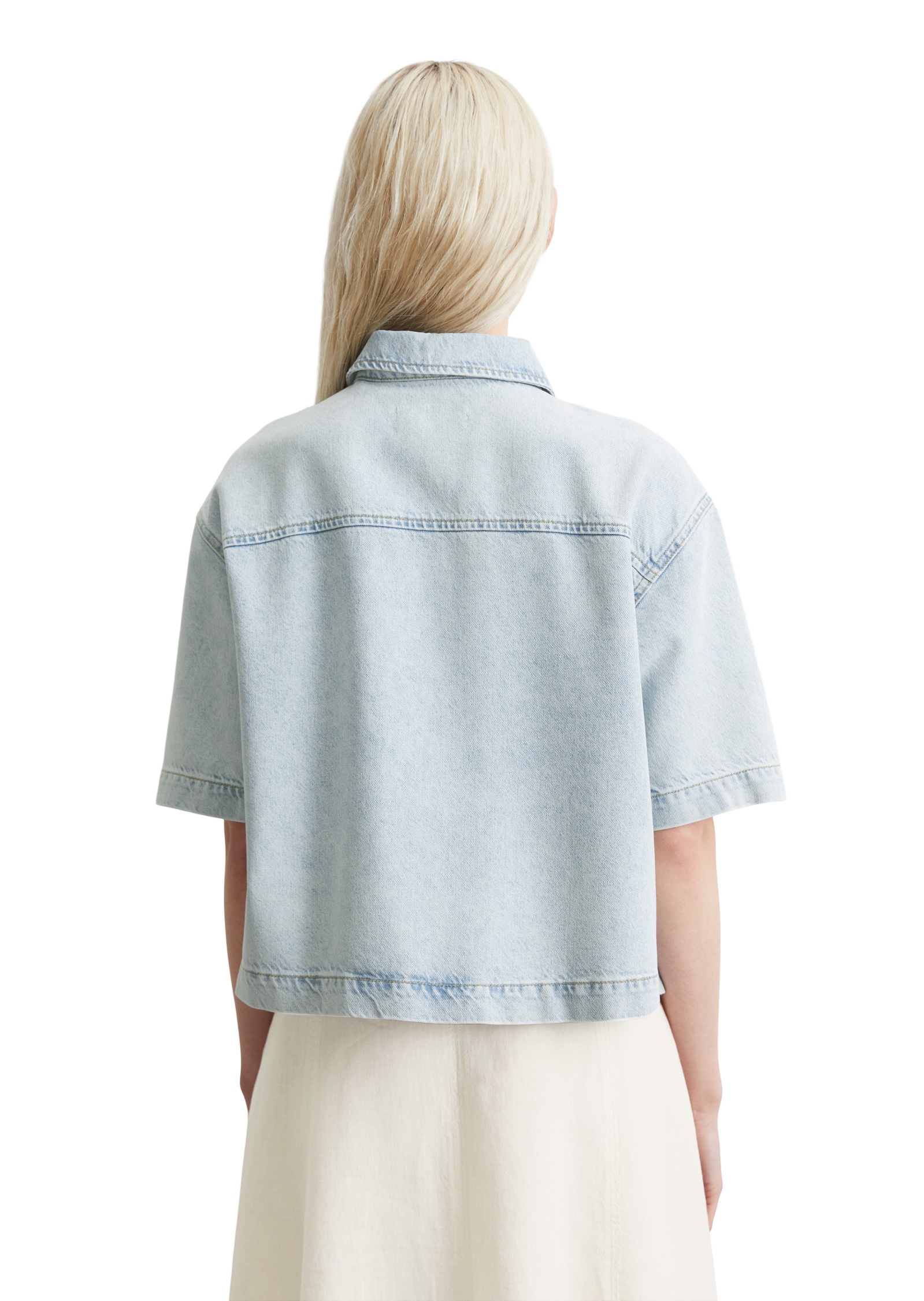 Marc O'Polo Jeansbluse »aus Lyocell-Organic-Cotton-Mix«