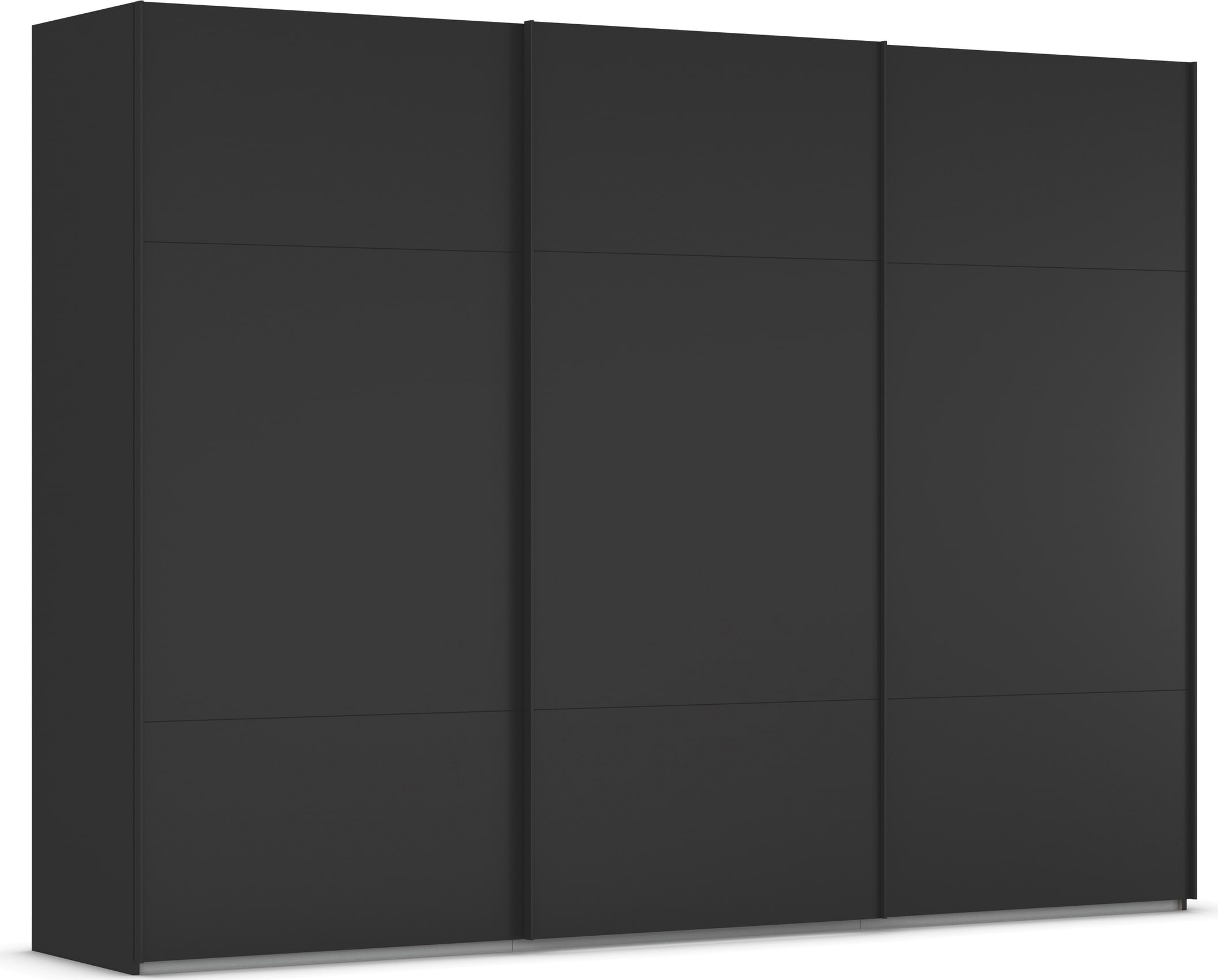 rauch Schwebetürenschrank "Kleiderschrank Schrank Garderobe Schlafzimmerschrank CONTIDO" 3 verschiedene Ausstattungen BASIC/CLASSIC/PREMIUM, aus hochwertigem Material in 6 Breiten 2 Griff-Farben MADE IN GERMANY