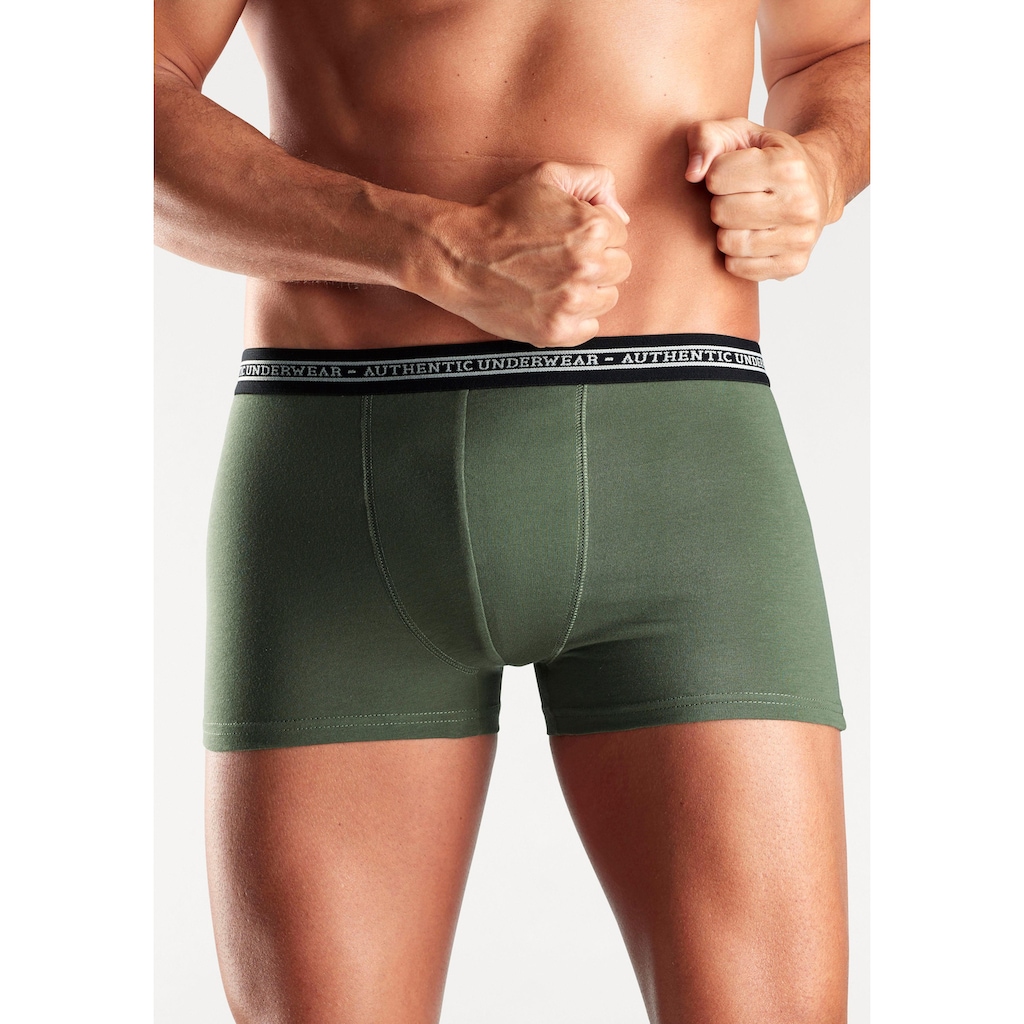 AUTHENTIC UNDERWEAR Boxer, (Packung, 4 St.)