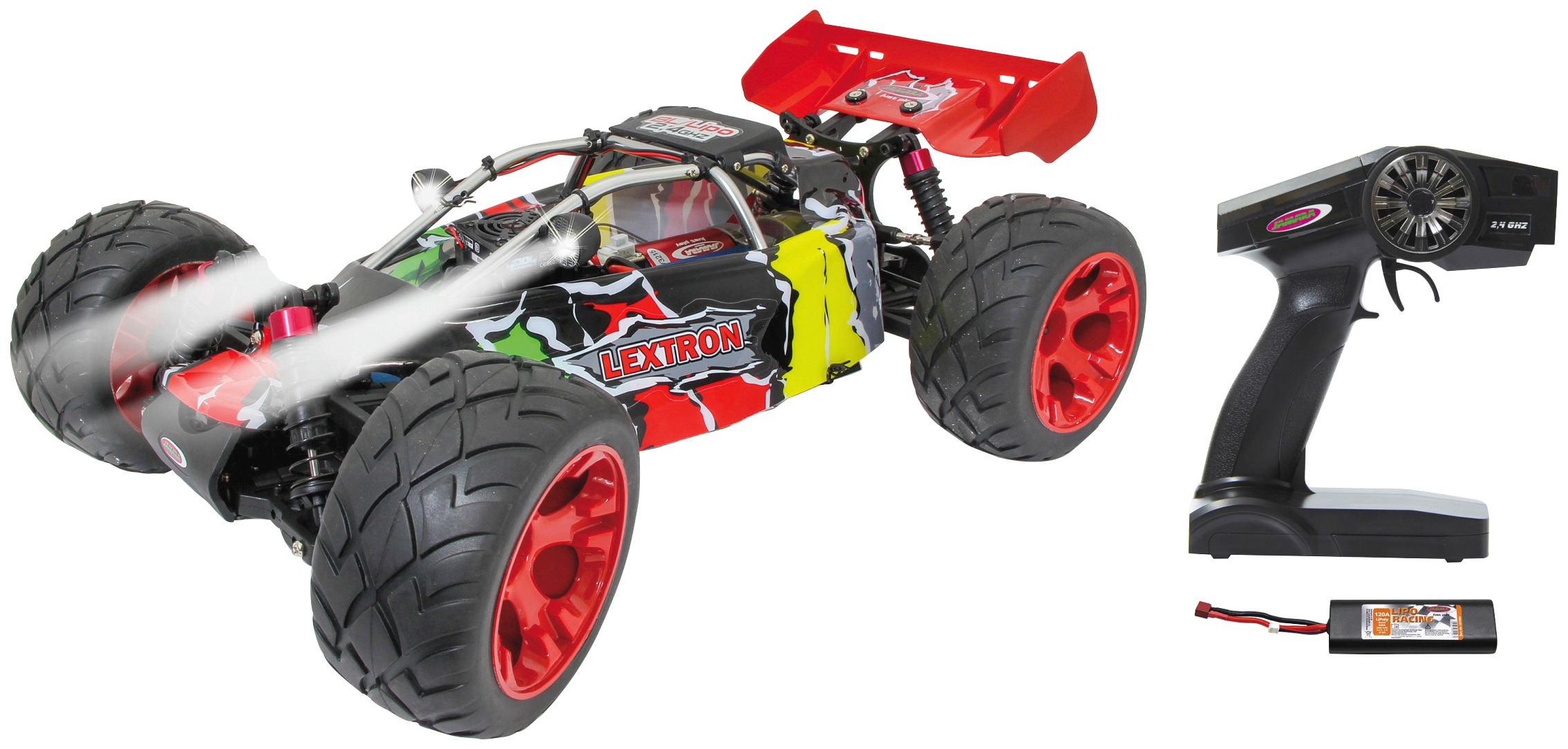 Jamara RC-Monstertruck »Lextron Desertbuggy BL 4WD«, 1:10, 2,4 GHz, mit LED