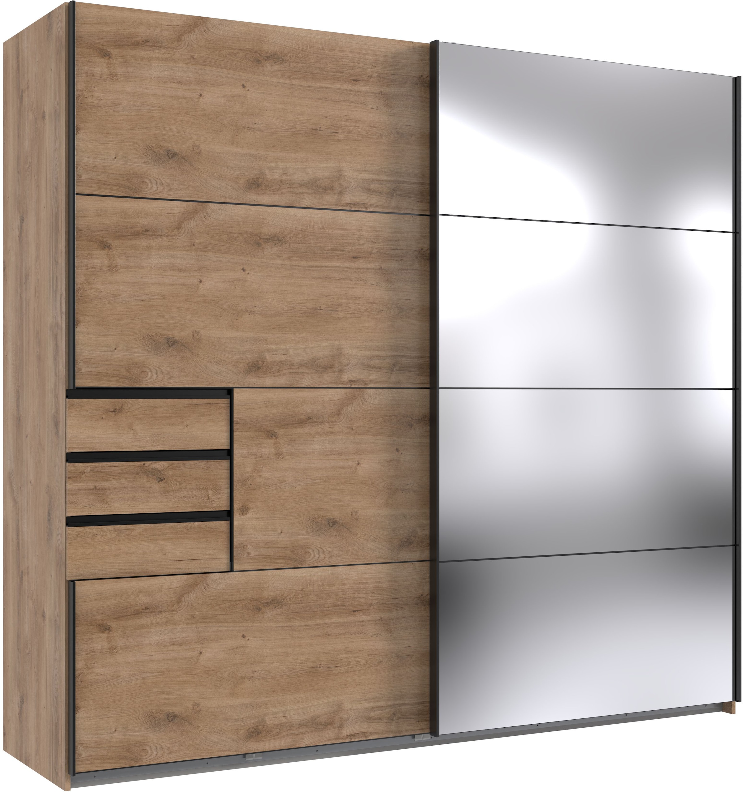 Wimex Schwebetürenschrank "Saigon", mit Spiegeltür, 2 Türen, 225cm breit günstig online kaufen