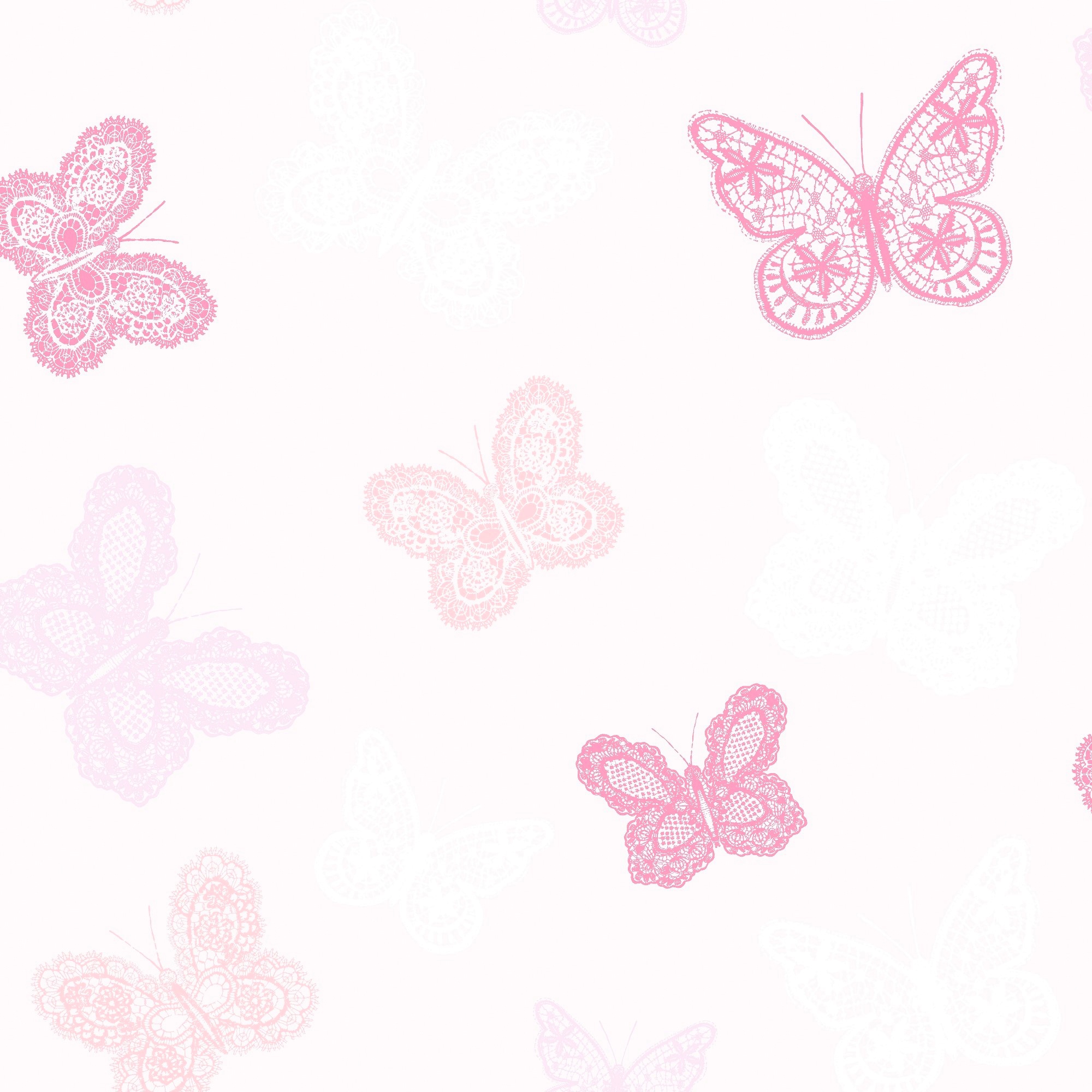 Superfresco Easy Vliestapete "Butterfly" glatt Schmetterling rosa lila 1000x53cm