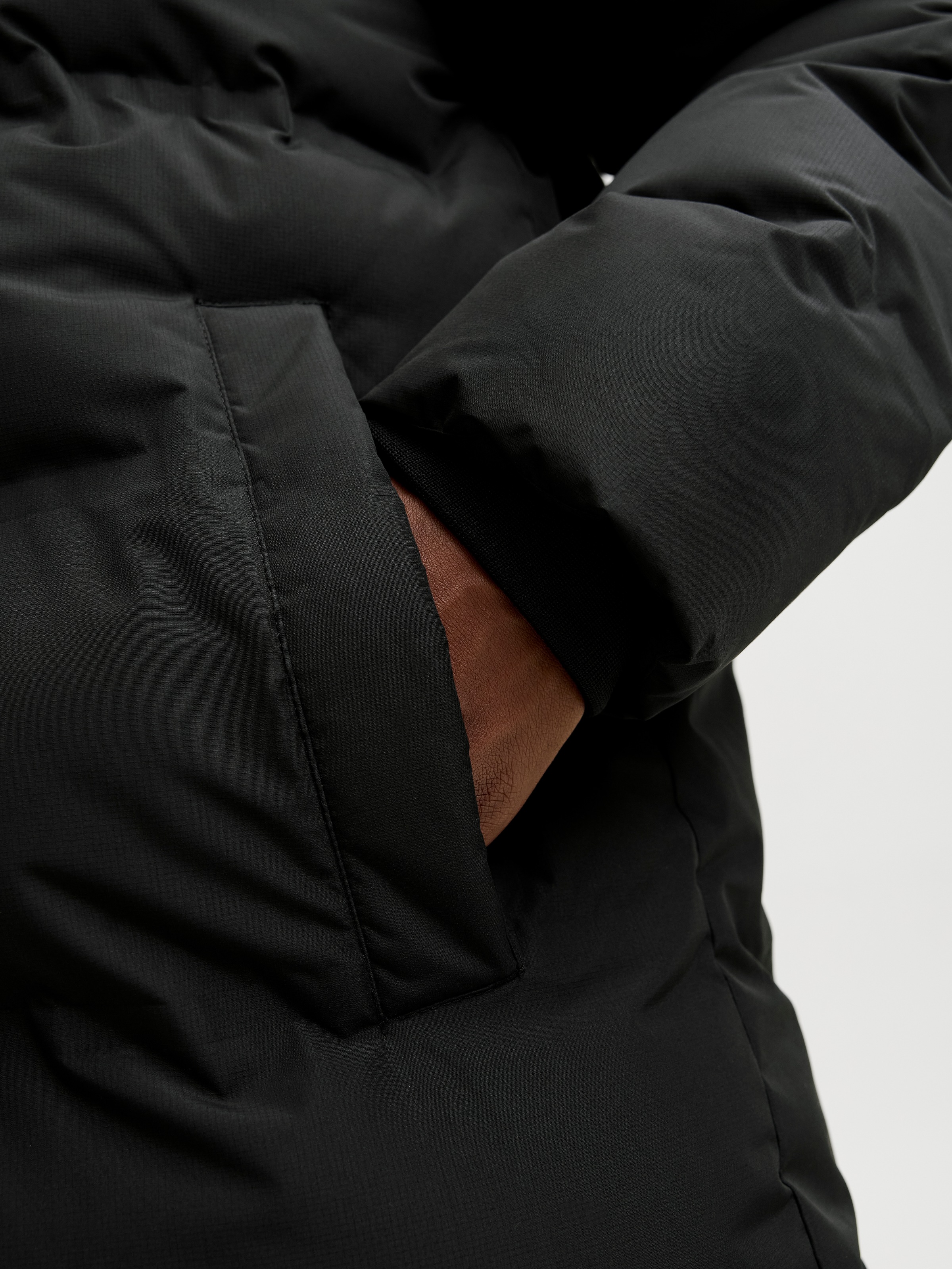 Jack & Jones Steppjacke "JJESOHO LONG PUFFER LN" mit Kapuze günstig online kaufen