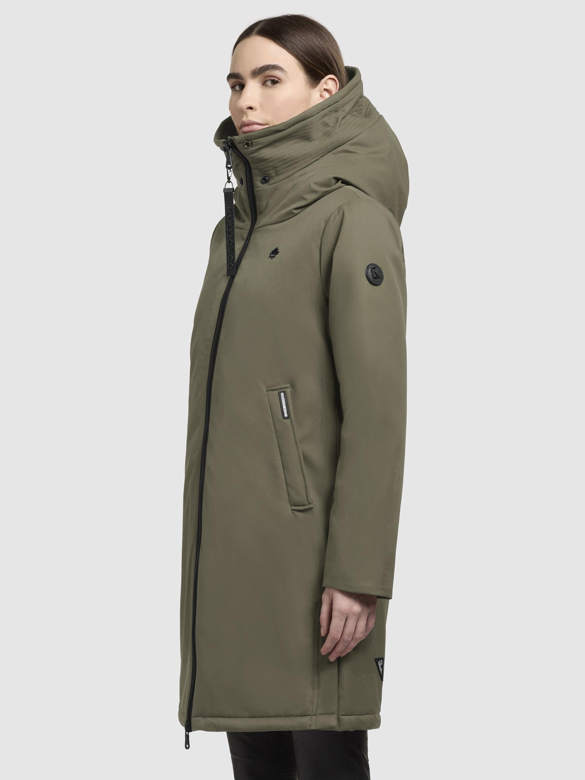 khujo Kurzmantel »Yaak3-YM«, urbaner Damen Parka mit gestepptem Innenfutter