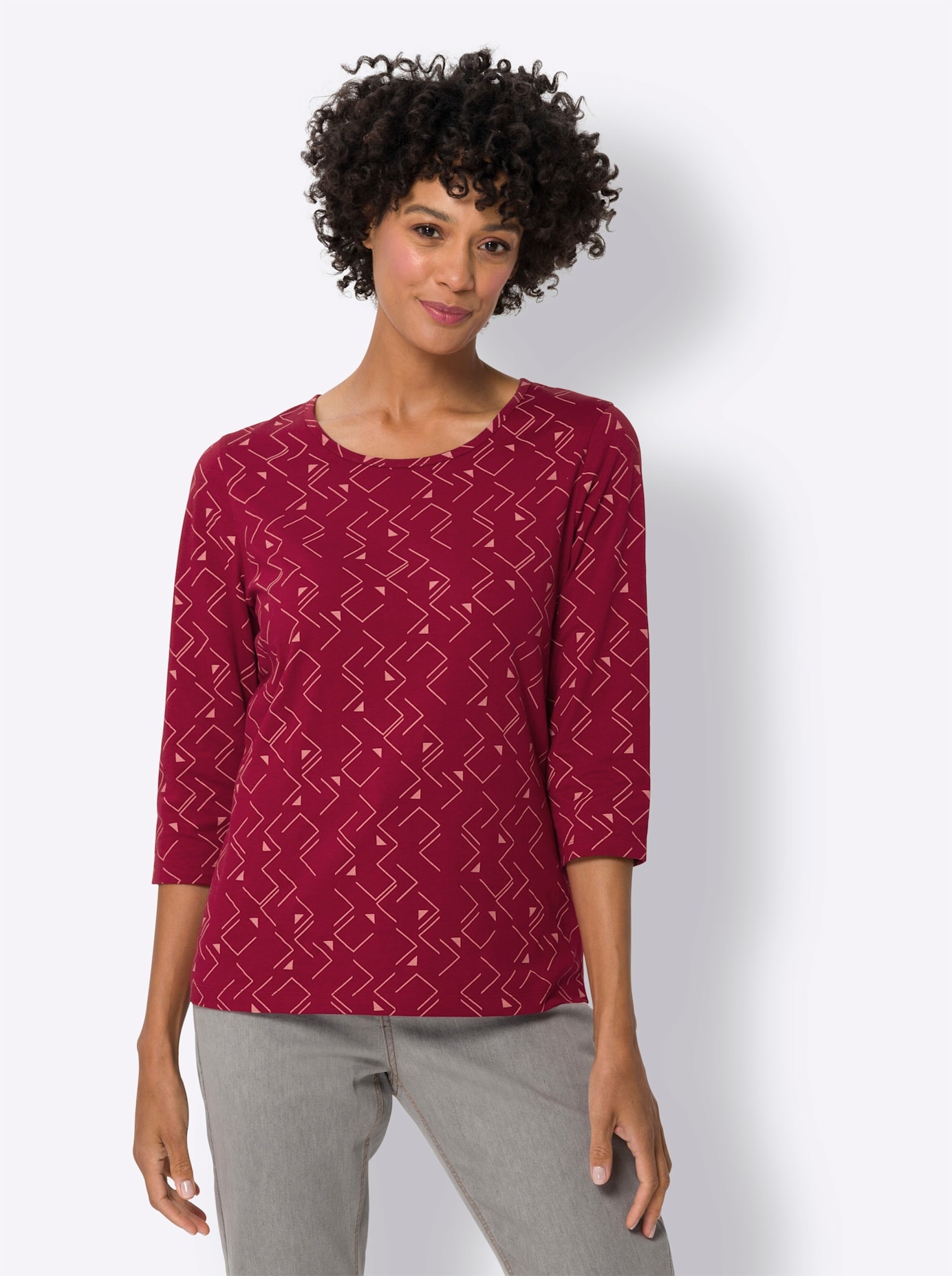 Classic Basics 3/4-Arm-Shirt "Shirt" 1 Stk. tlg. günstig online kaufen