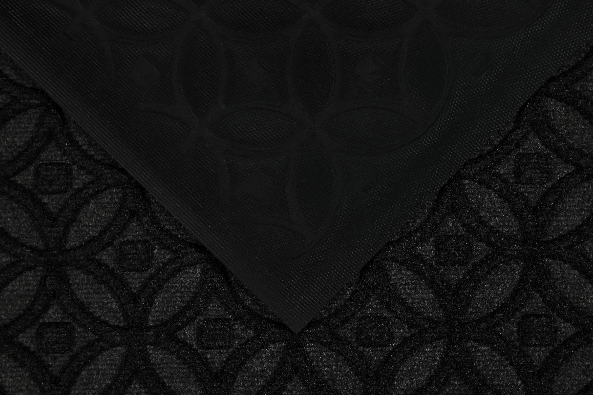 Wecon home Fußmatte »Midnight Mosaic«, rechteckig, 4 mm Höhe, pflegeleicht, rutschfest, Ornamente, Innen & Außen, Schmutzfangmatte