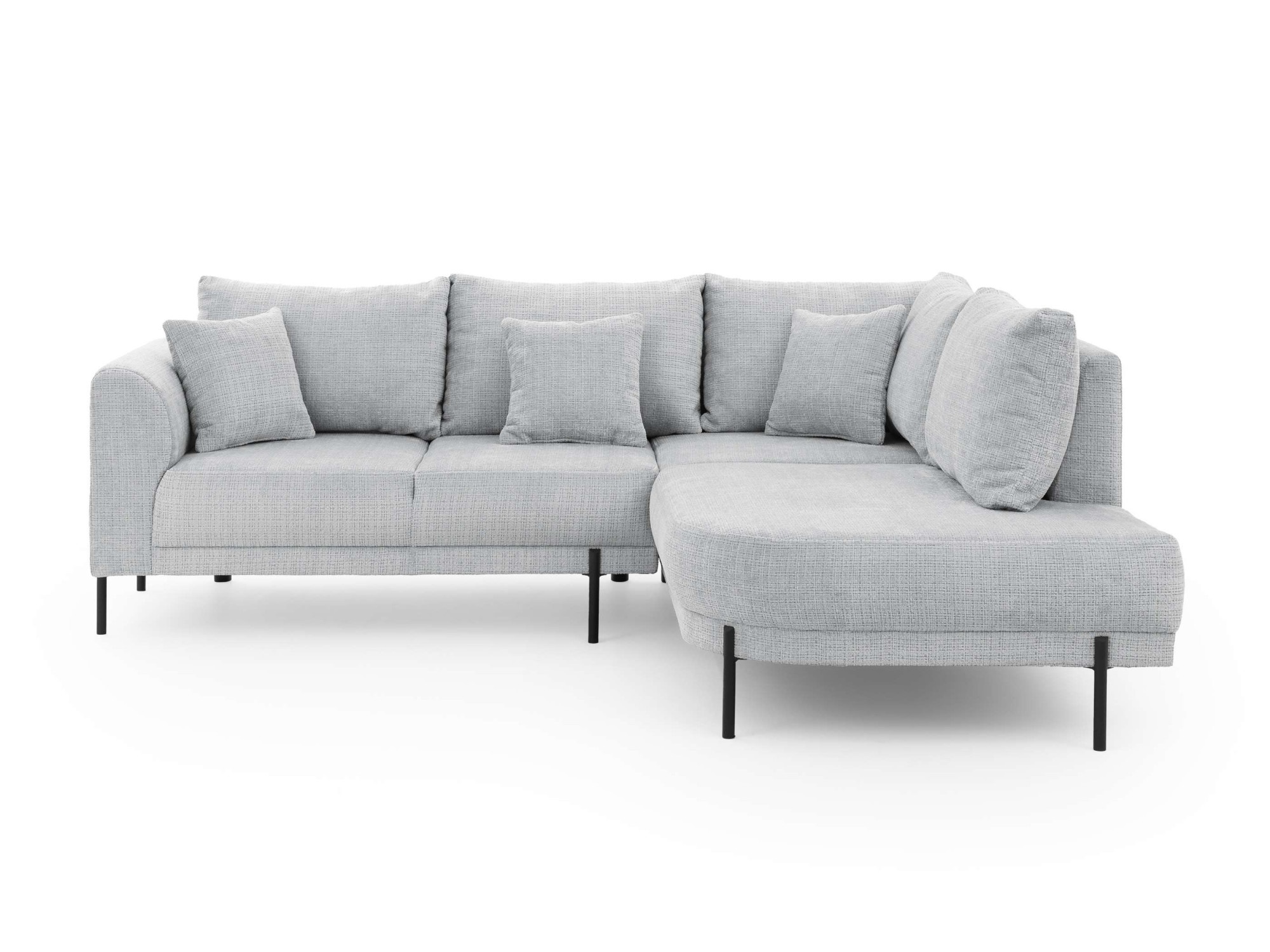 Home affaire Ecksofa "NELLIA L-Form mit Ottomane rechts oder links bestellb günstig online kaufen