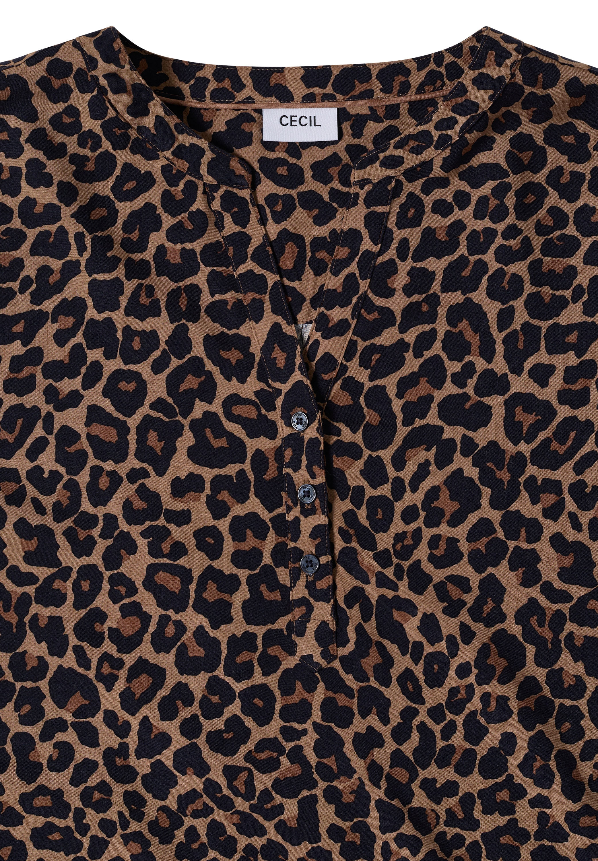 Cecil Hemdbluse mit Leomuster