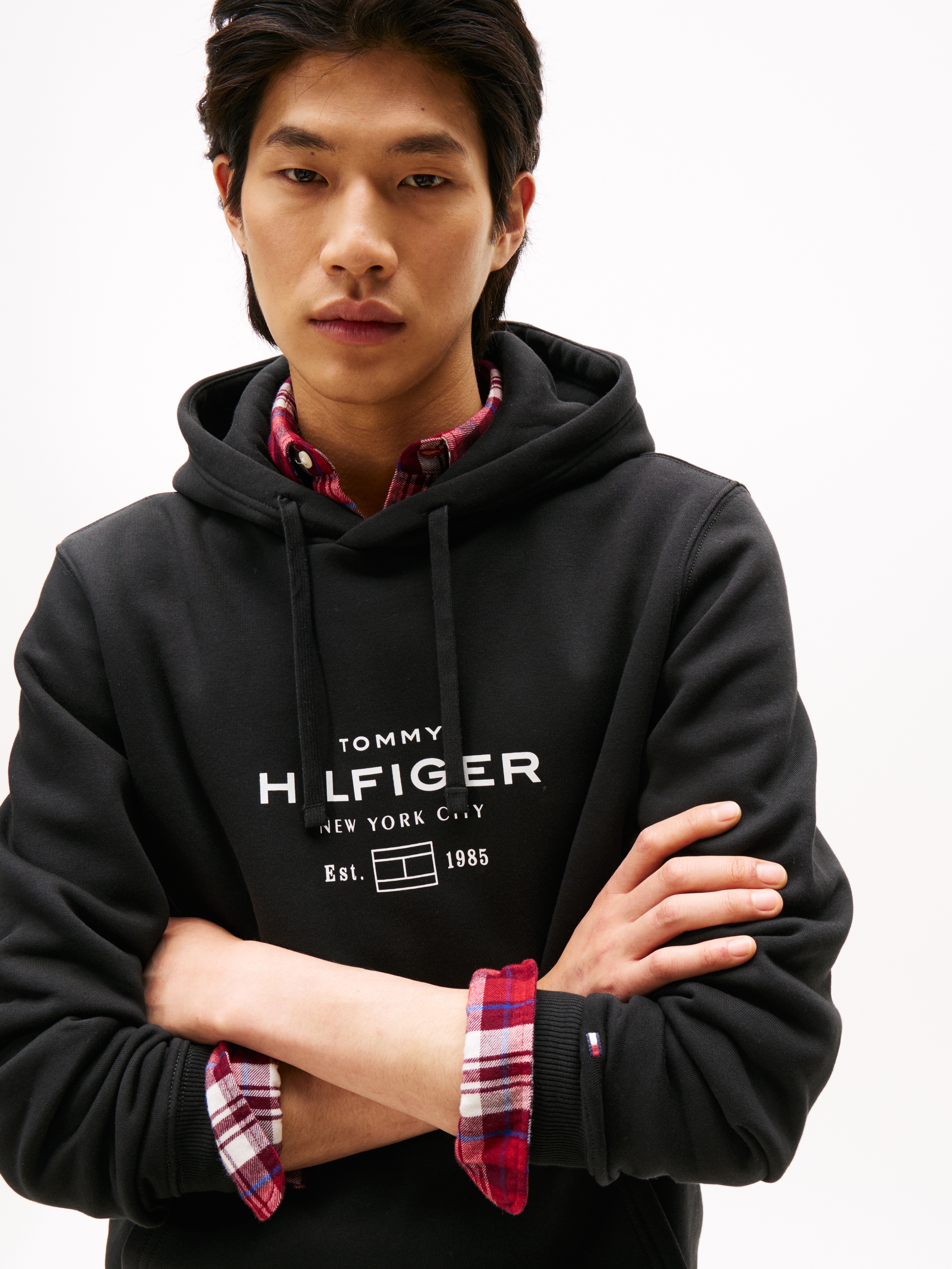 Tommy Hilfiger Kapuzensweatshirt »OVAL GRAPHIC HOODIE«, Regular fit