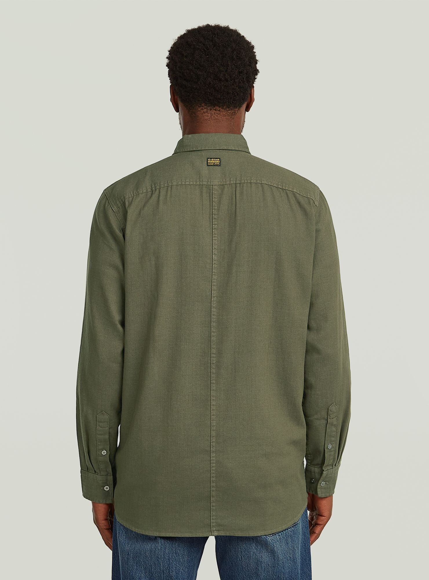 G-STAR Langarmshirt "Panelled Pocket Regular Shirt" günstig online kaufen