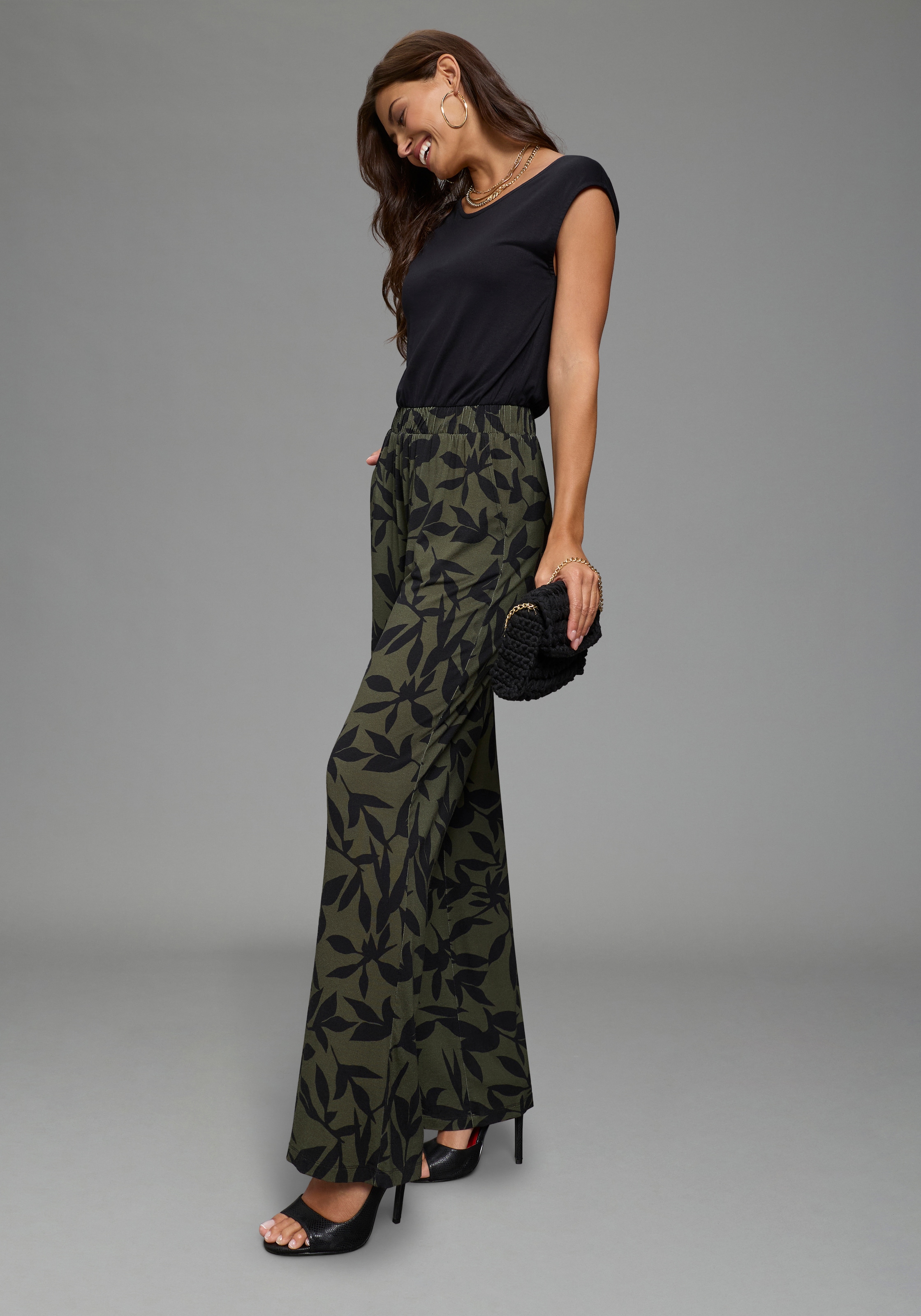 Laura Scott Jumpsuit für entspannte Casualmode, leichtes Material, Passform günstig online kaufen