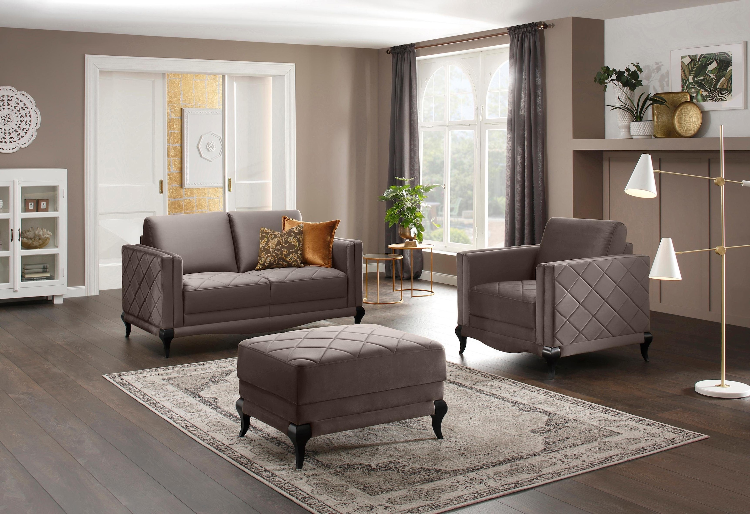 Home affaire Hocker »Brahms«, mit Stauraumfach