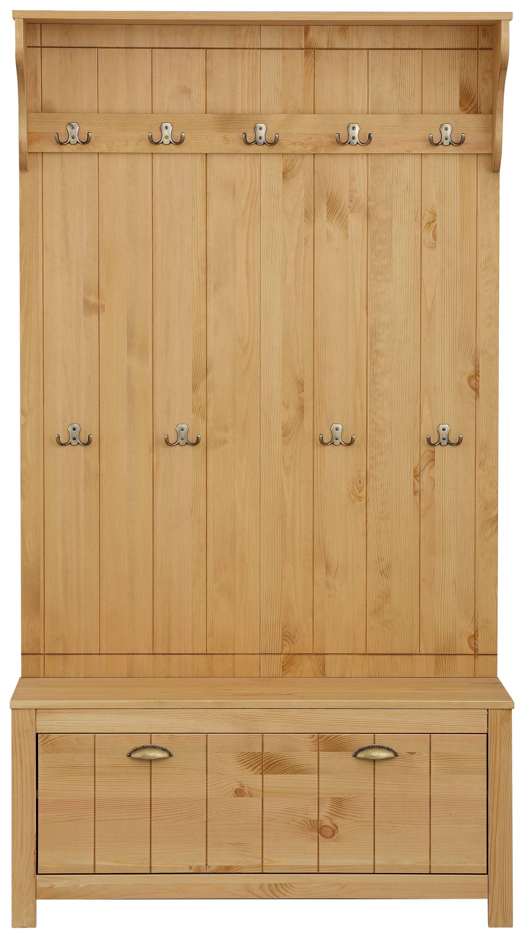 BAUR | Kompaktgarderobe 100 Home cm Massivholz, »Mille«, affaire Breite aus kaufen