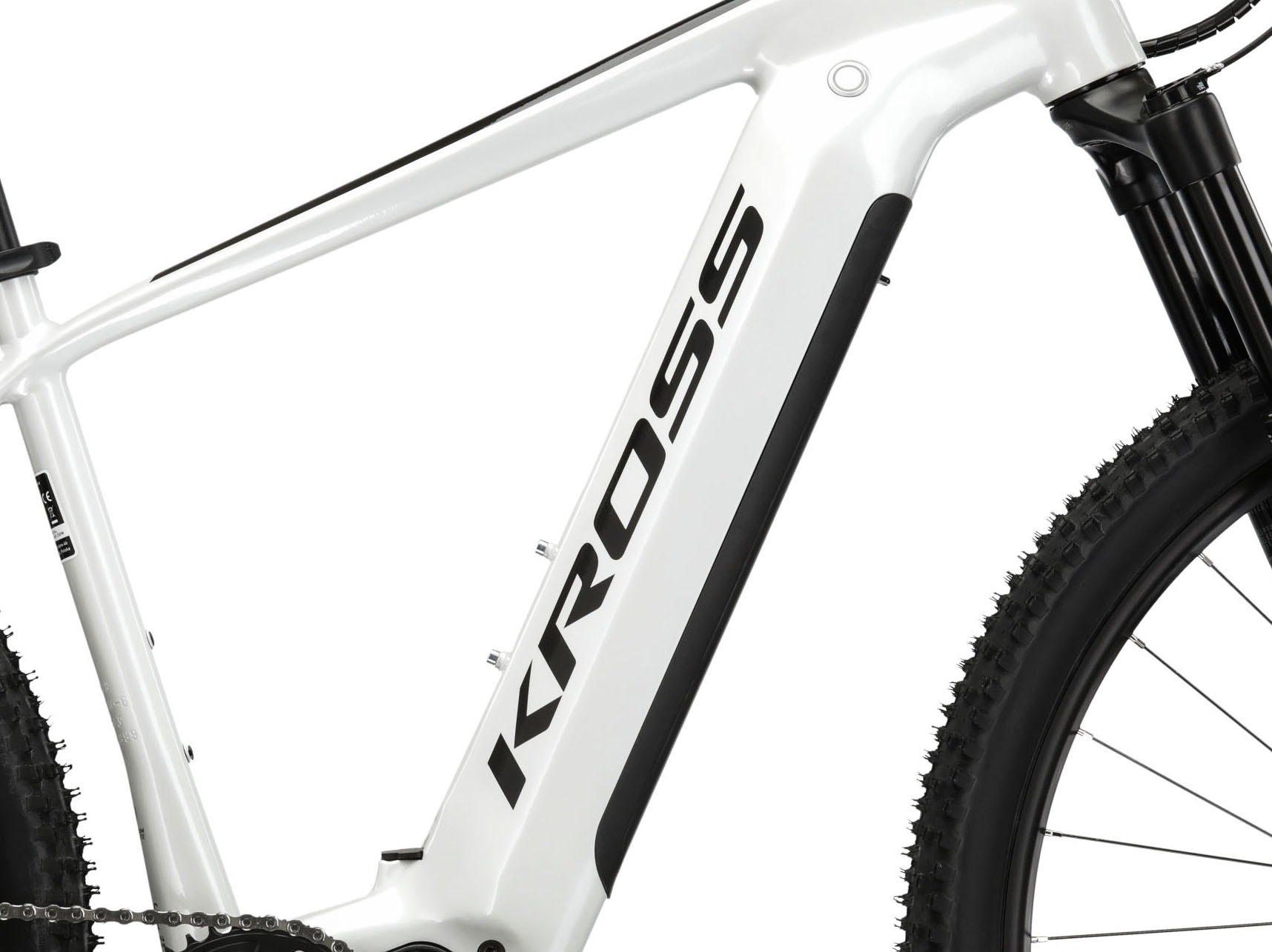 Kross E-Bike »E-MTB Level Boost 3.0 29 Zoll weiß«, 12 Gang, Shimano, DEORE SLX M7100, Mittelmotor 250 W