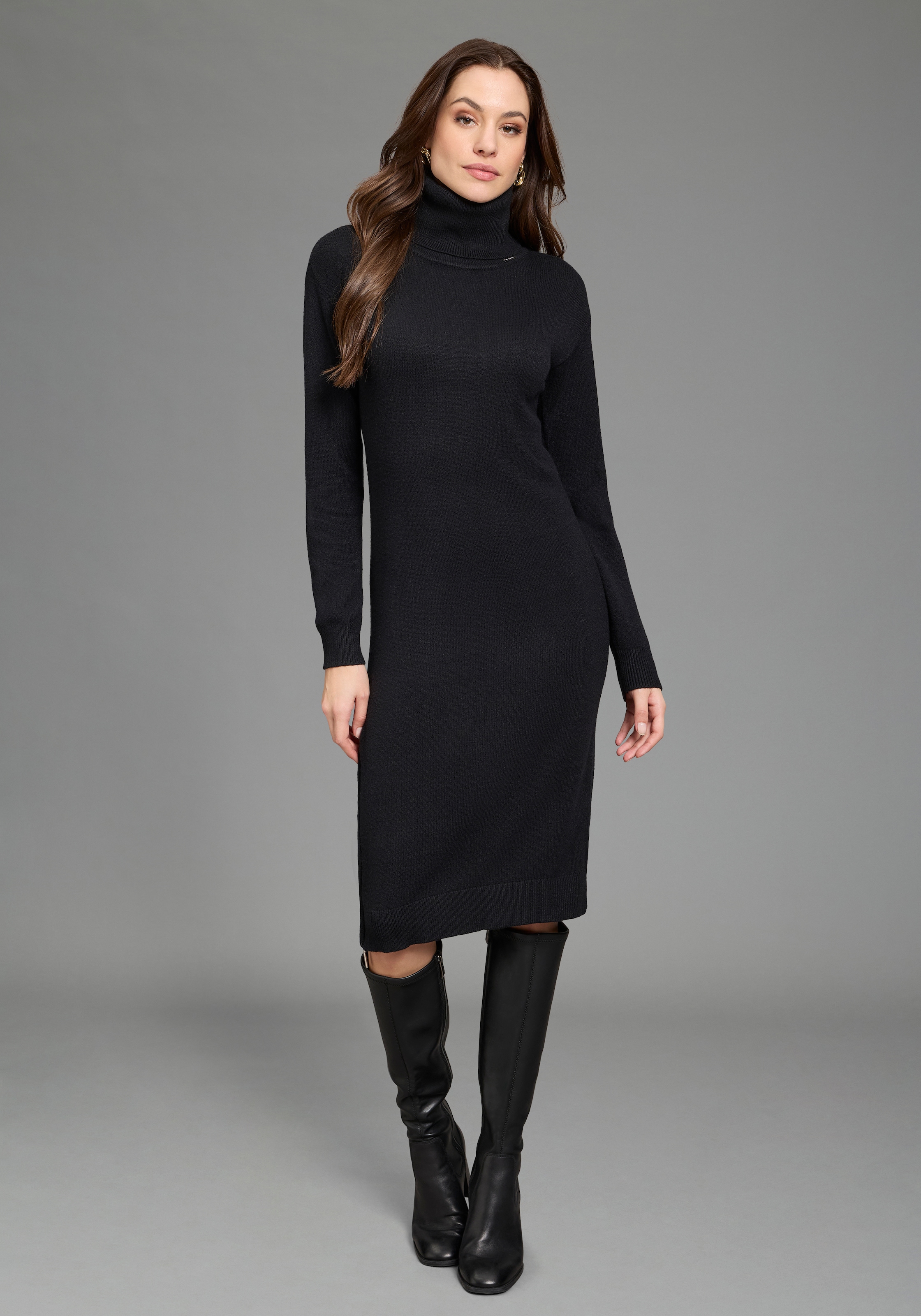 Bruno Banani Strickkleid festliche Anlässe, kniefreie Länge, eleganter Look günstig online kaufen