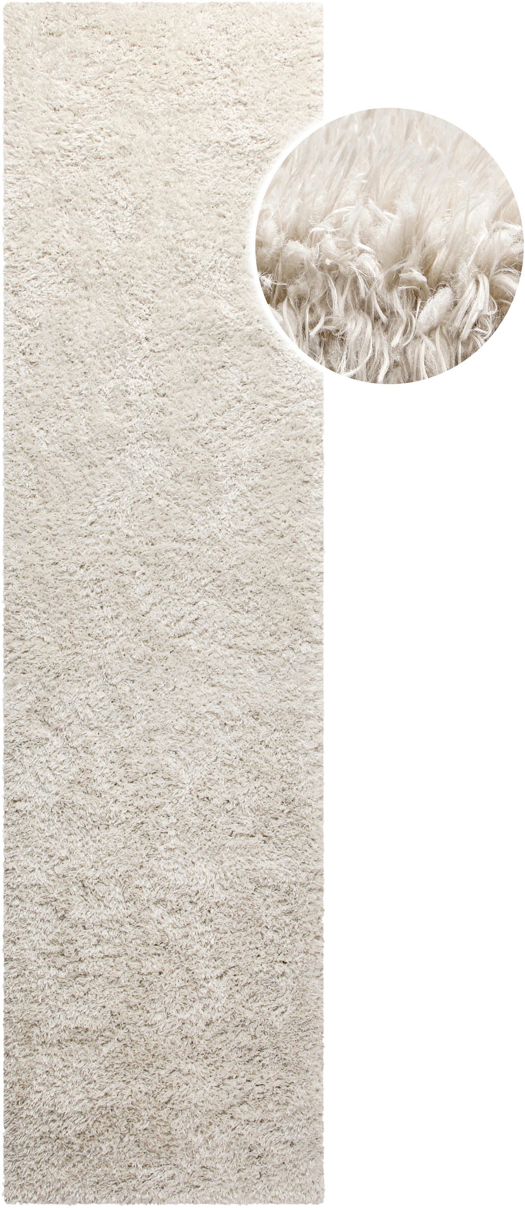 Homie Living Hochflor-Teppich "Matteo HL-0961" rechteckig 50 mm Höhe 100% recyceltem PET, Langflor, Shaggy, Wohnzimmer