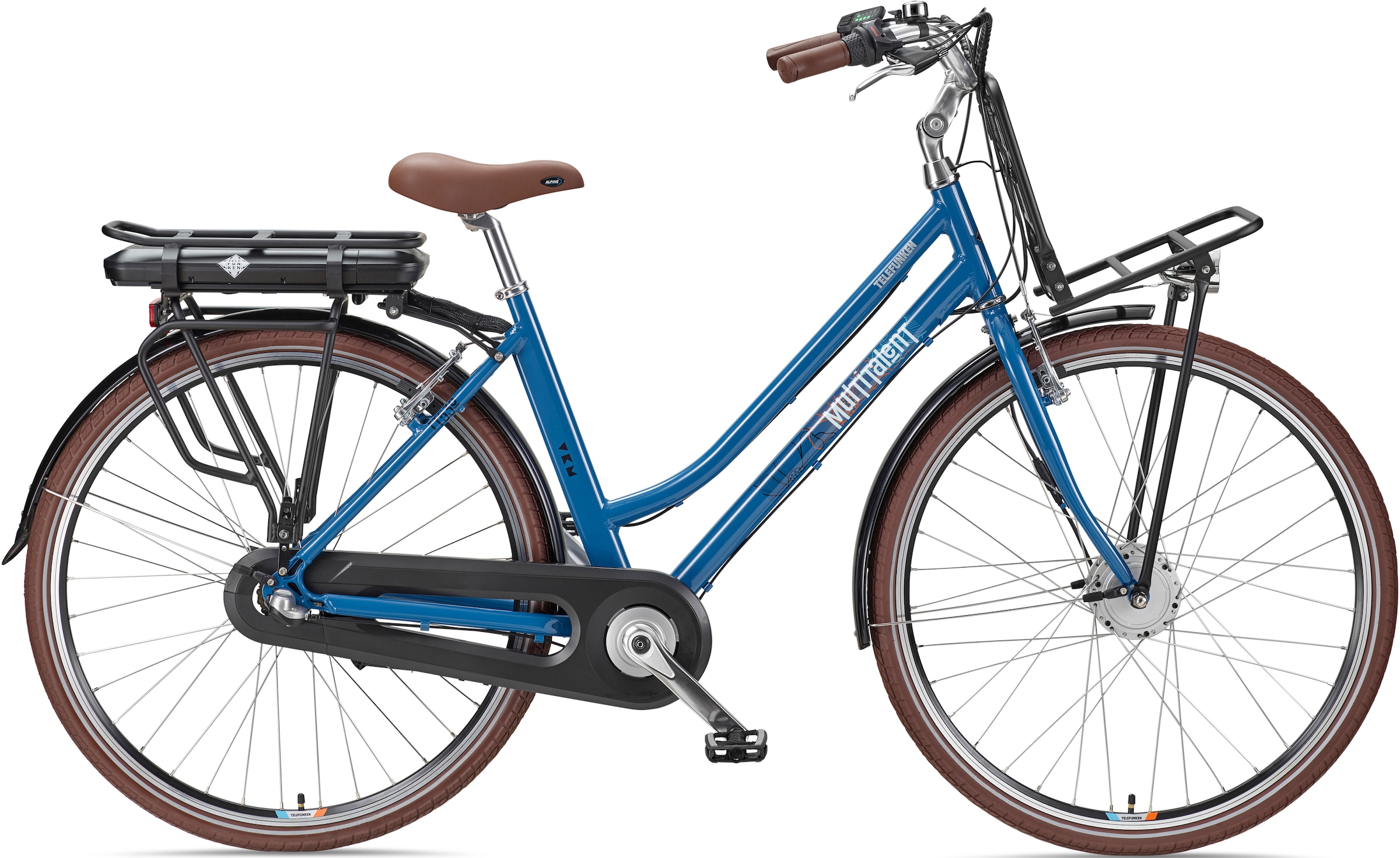 Telefunken E-Bike »Multitalent RT530«, 3 Gang, Shimano, Nexus, Frontmotor 250 W, Pedelec, Elektrofahrrad für Damen u. Herren, Cityrad